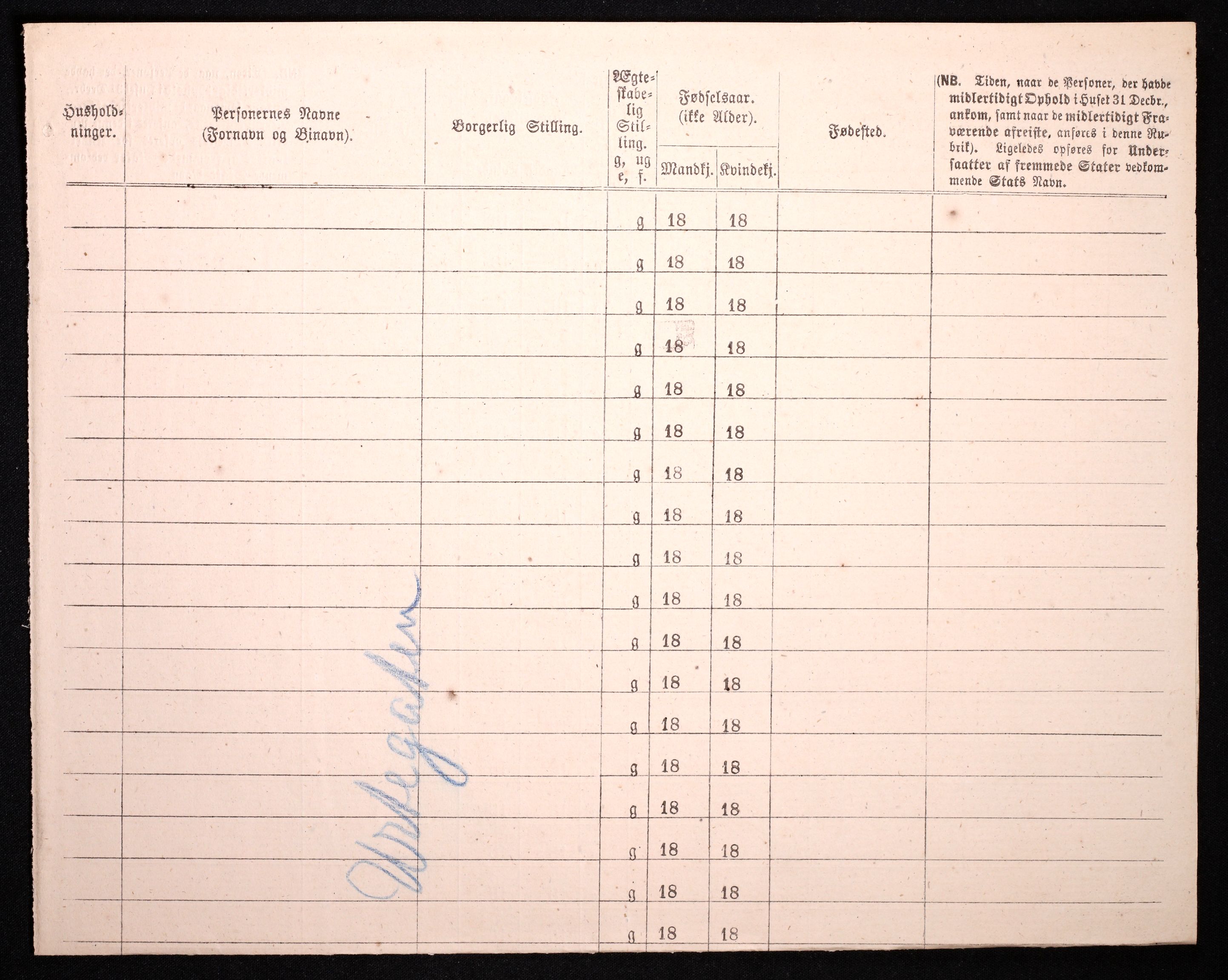 RA, 1870 census for 0301 Kristiania, 1870, p. 4554