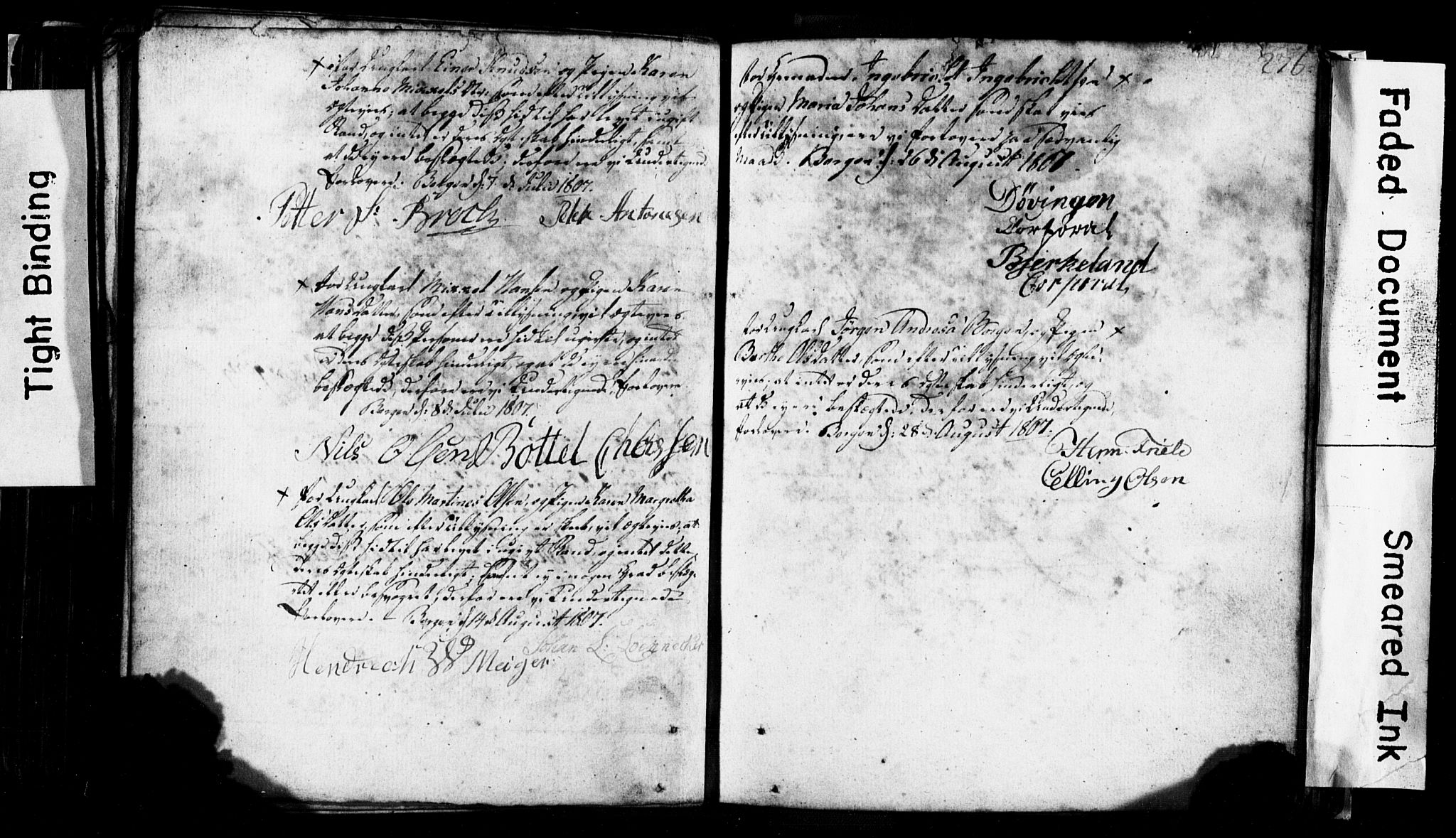 Korskirken sokneprestembete, SAB/A-76101: Best man's statements no. II.5.1, 1776-1816, p. 276