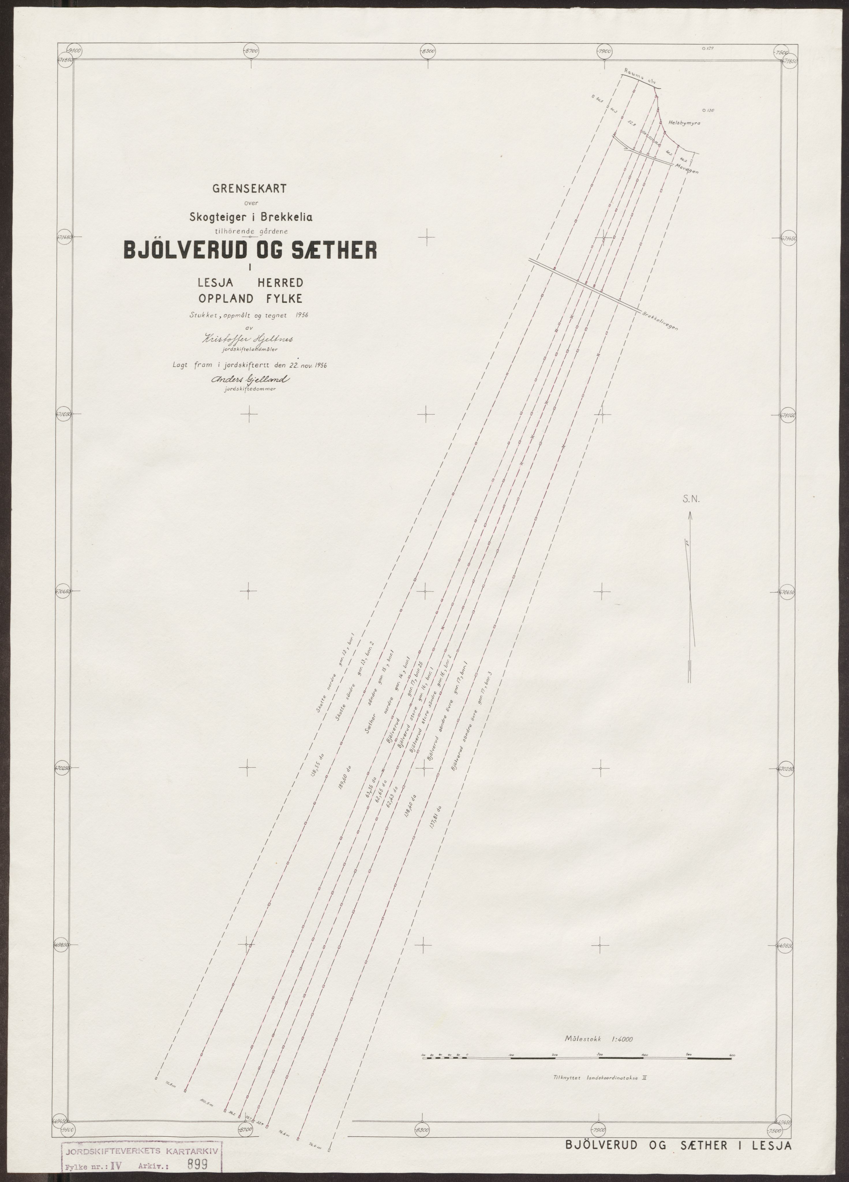 Jordskifteverkets kartarkiv, RA/S-3929/T, 1859-1988, p. 1121