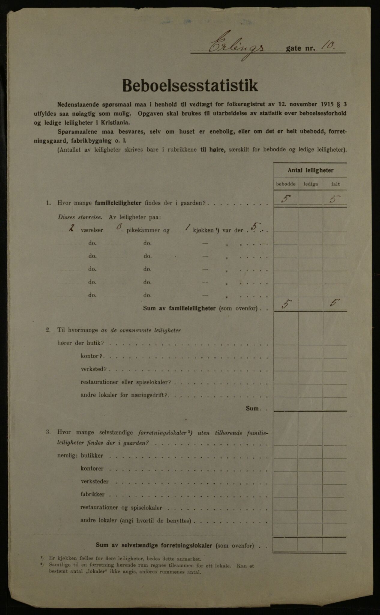 OBA, Municipal Census 1923 for Kristiania, 1923, p. 24784