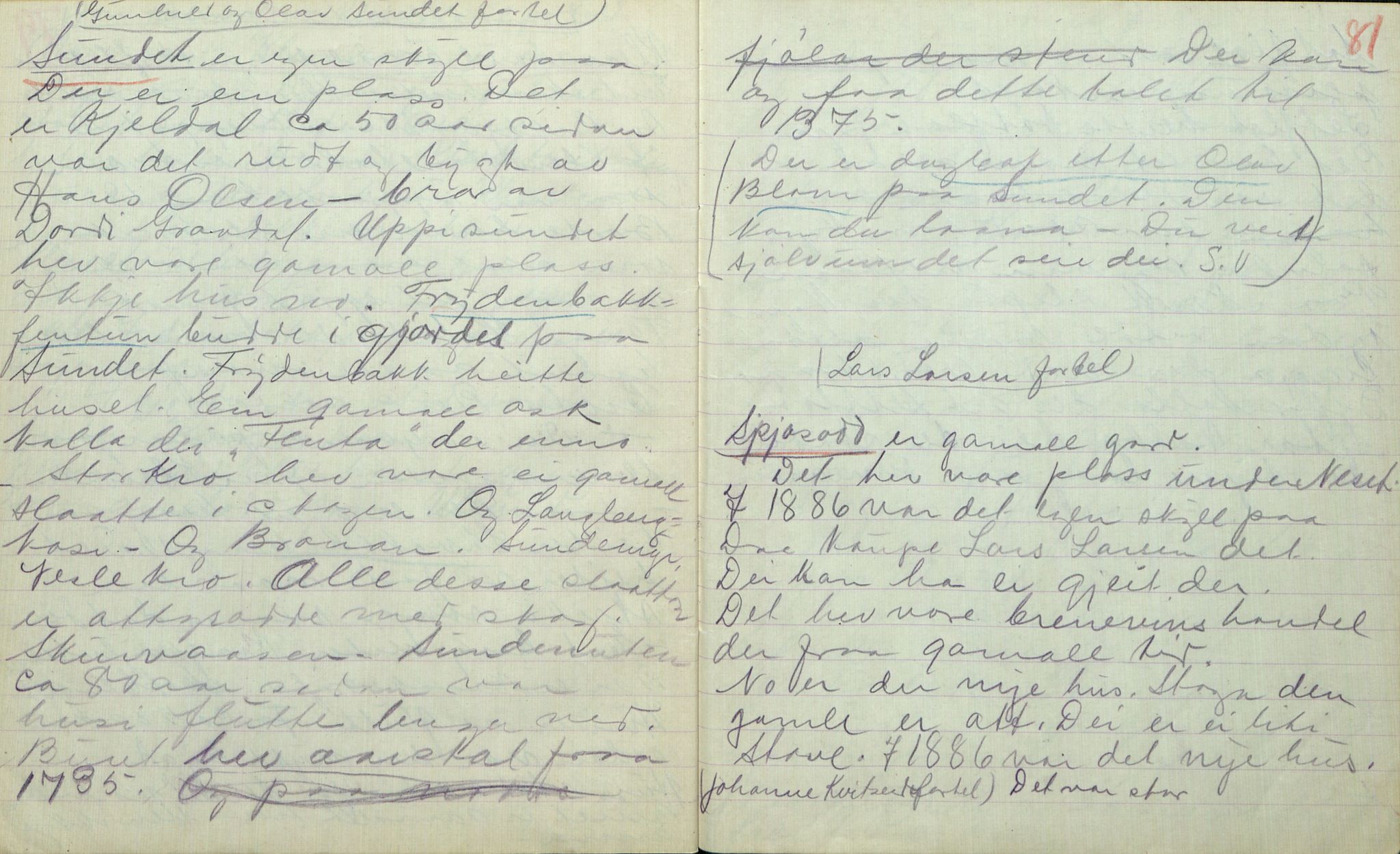 Rikard Berge, TEMU/TGM-A-1003/F/L0017/0003: 551-599 / 553 Kviteseid soge, Signe Vesterdal, 1918, p. 80-81