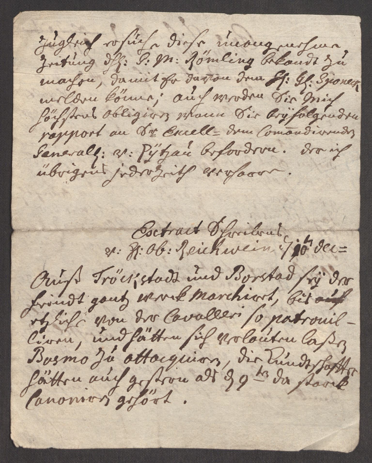 Kommanderende general (KG I) med Det norske krigsdirektorium, AV/RA-EA-5419/E/Eb/L0012: Kunnskap om fienden, kronologisk ordnet, 1718-1719, p. 498