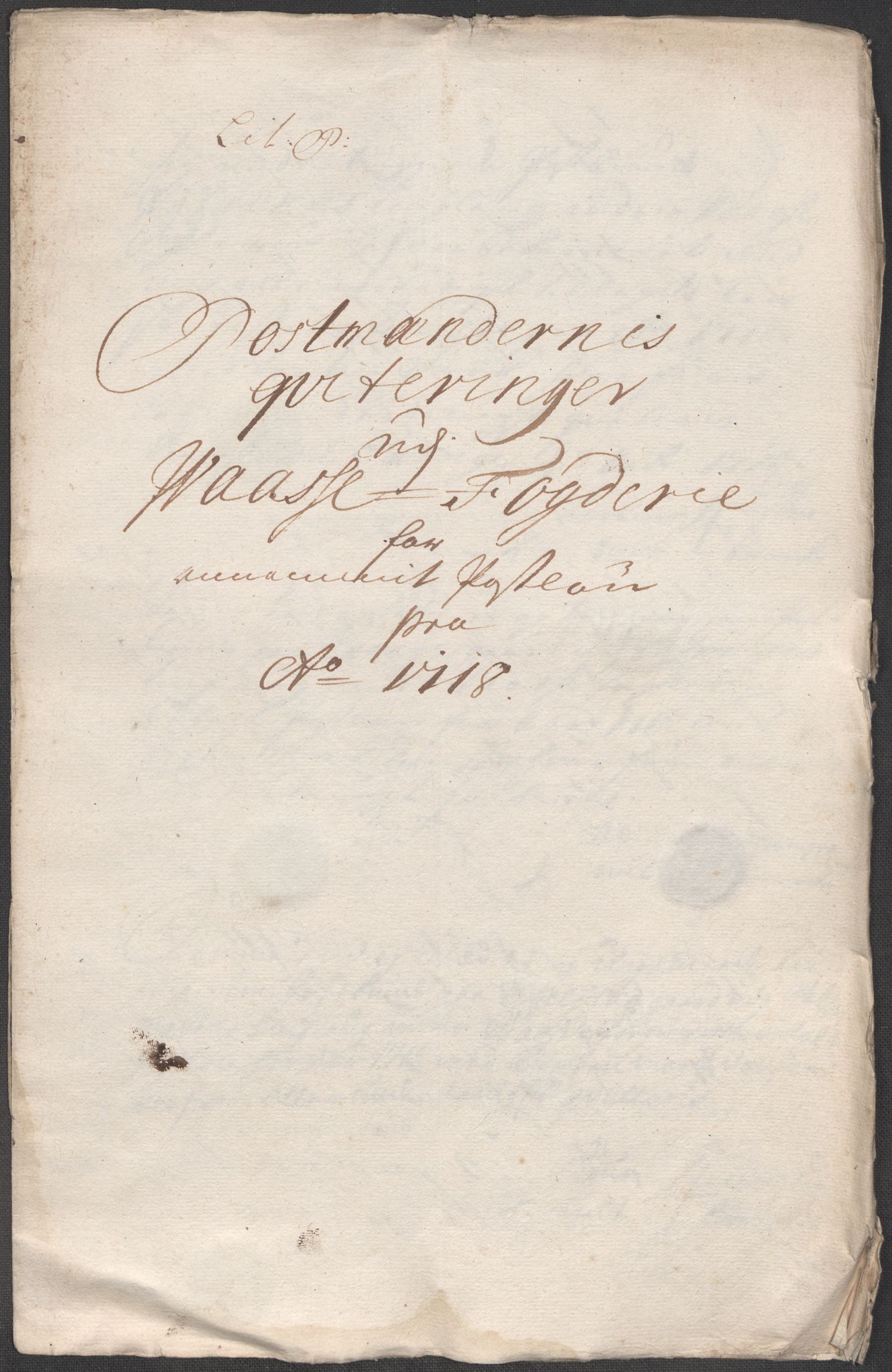 Rentekammeret inntil 1814, Reviderte regnskaper, Fogderegnskap, AV/RA-EA-4092/R51/L3202: Fogderegnskap Nordhordland og Voss, 1718, p. 171