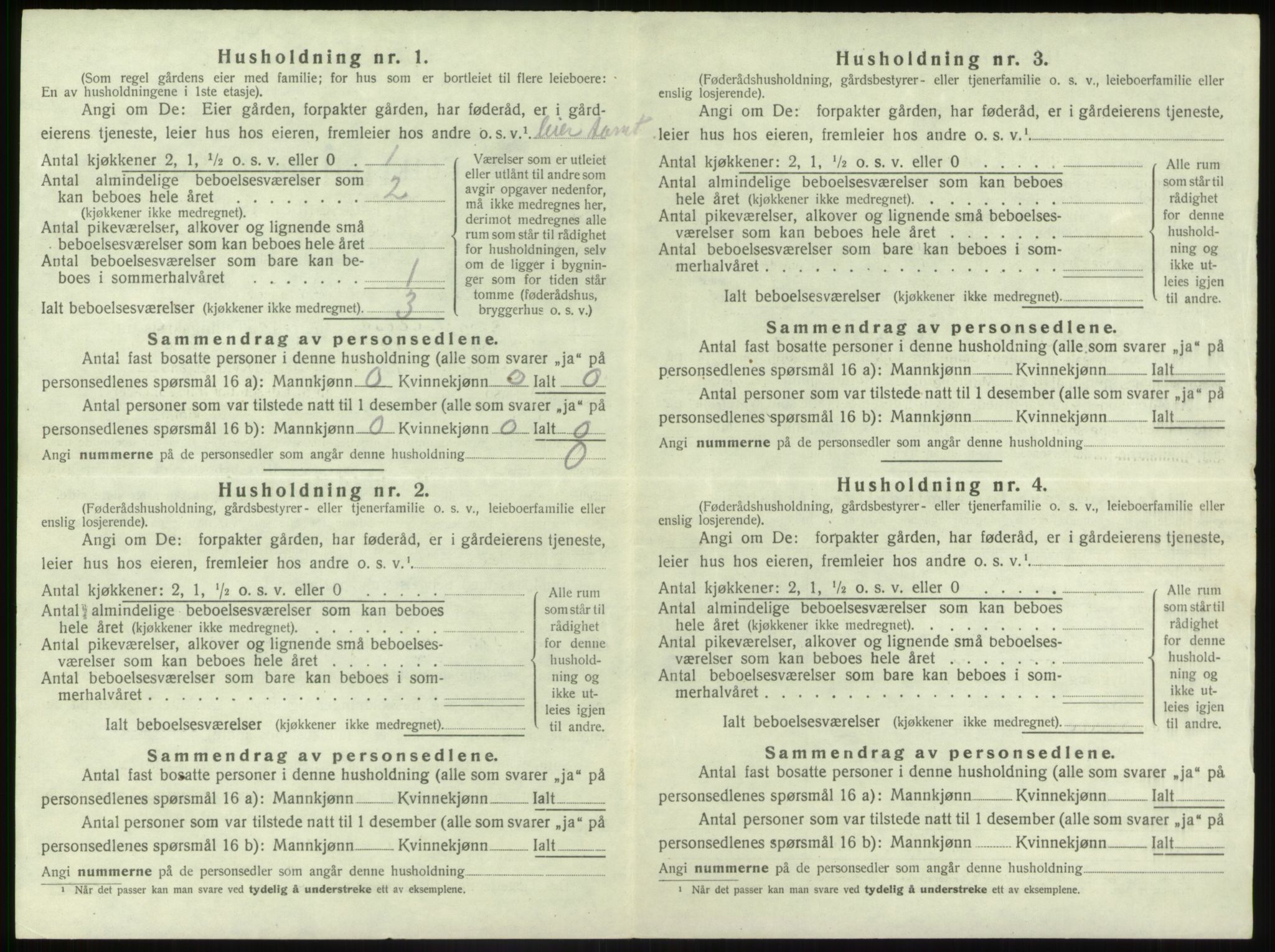 SAB, 1920 census for Gaular, 1920, p. 944