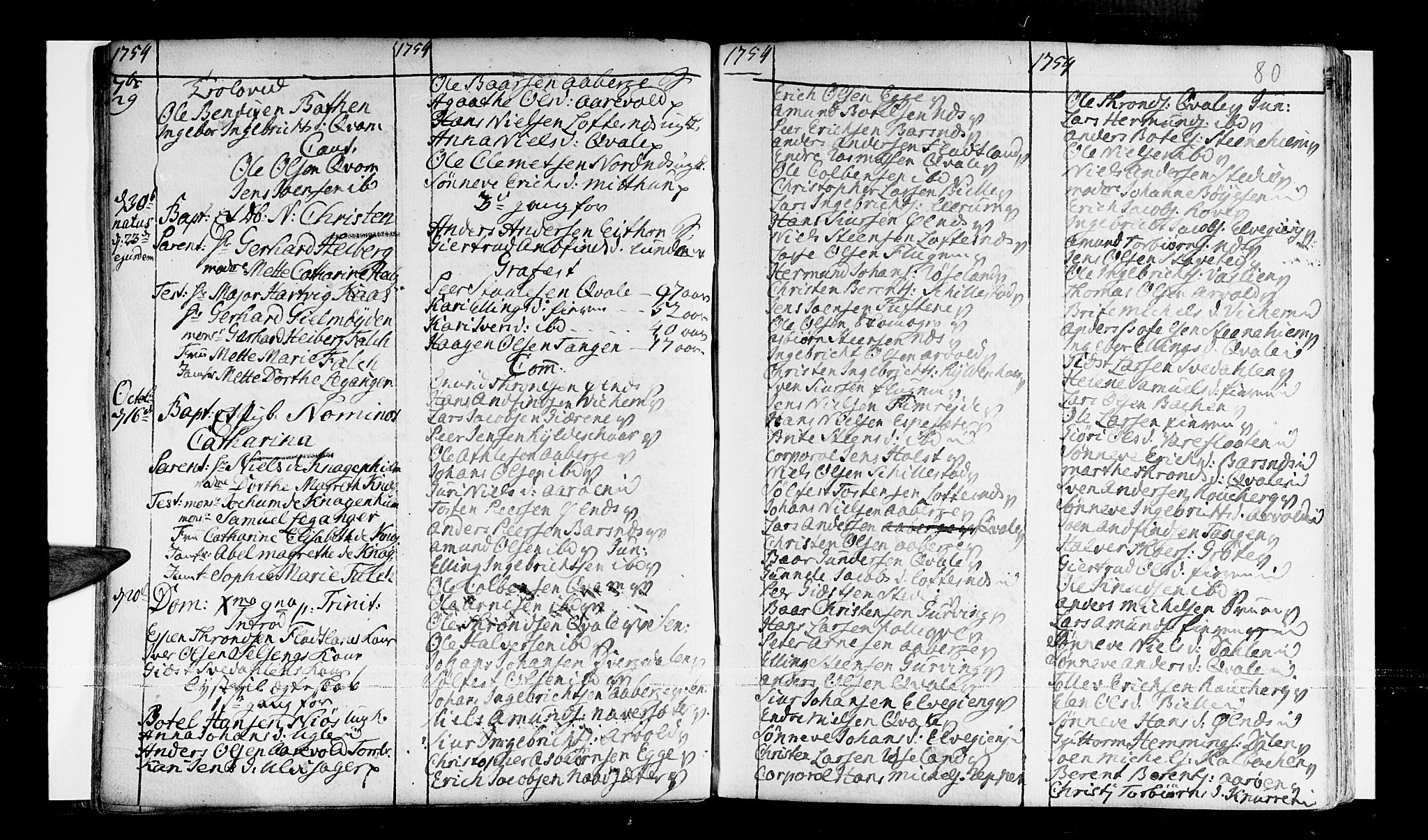 Sogndal sokneprestembete, AV/SAB-A-81301/H/Haa/Haaa/L0003: Parish register (official) no. A 3, 1747-1768, p. 80