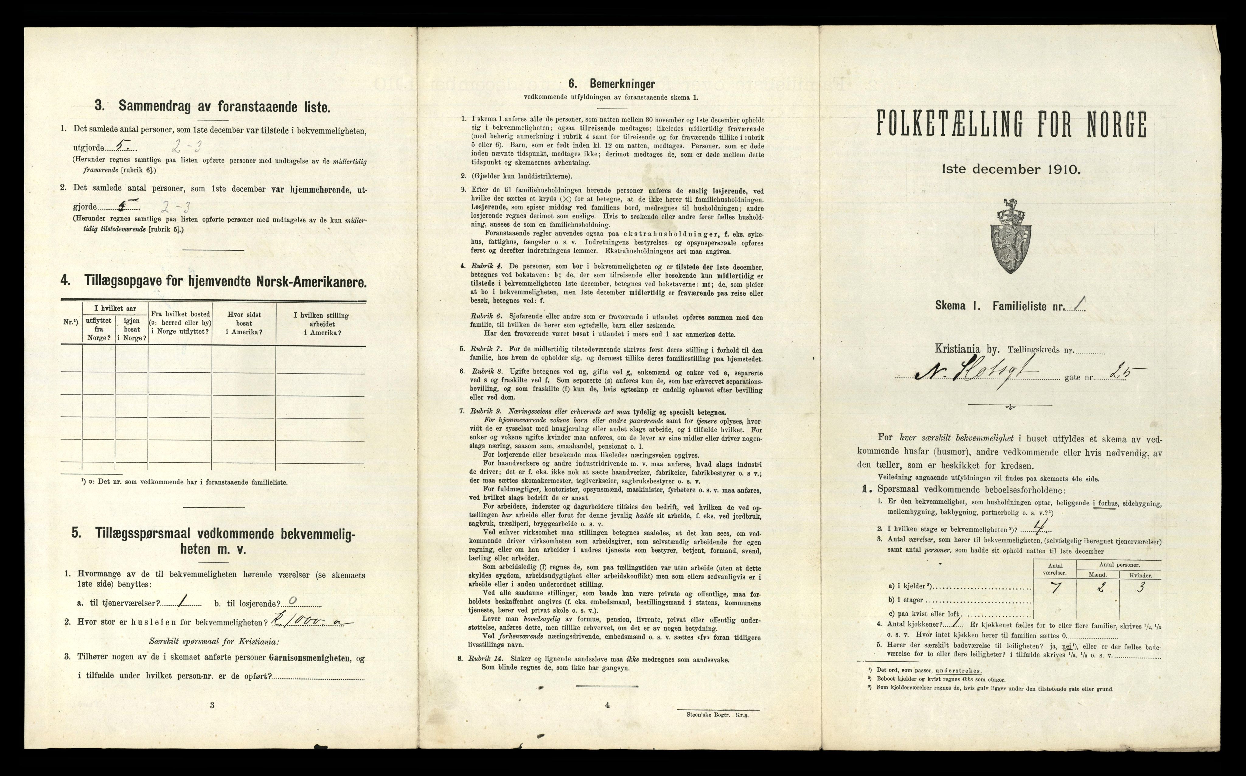 RA, 1910 census for Kristiania, 1910, p. 67739