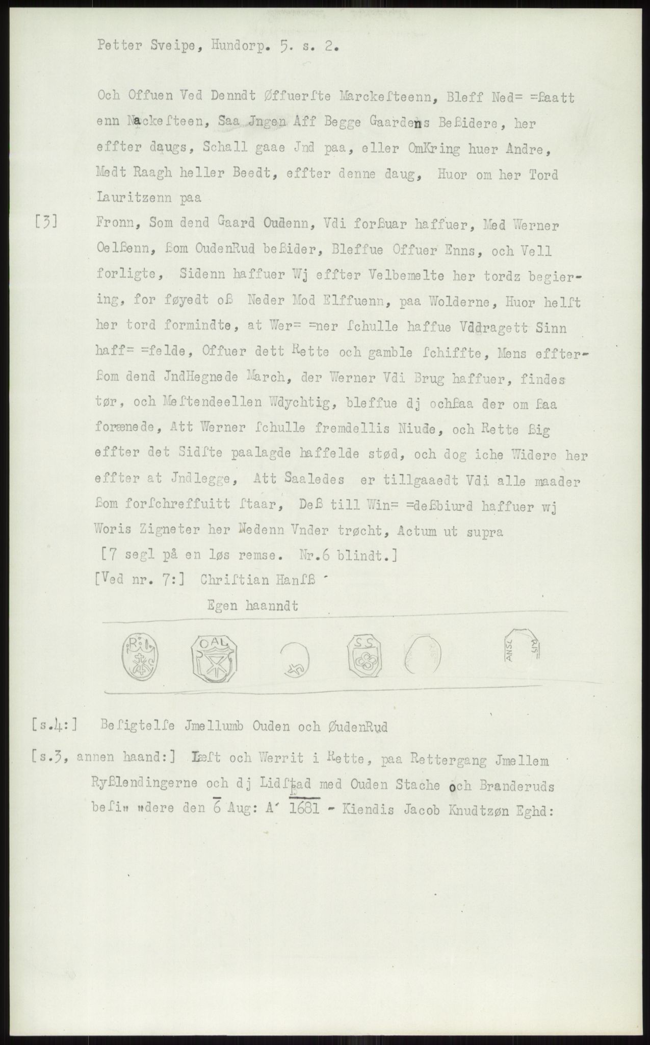 Samlinger til kildeutgivelse, Diplomavskriftsamlingen, AV/RA-EA-4053/H/Ha, p. 123