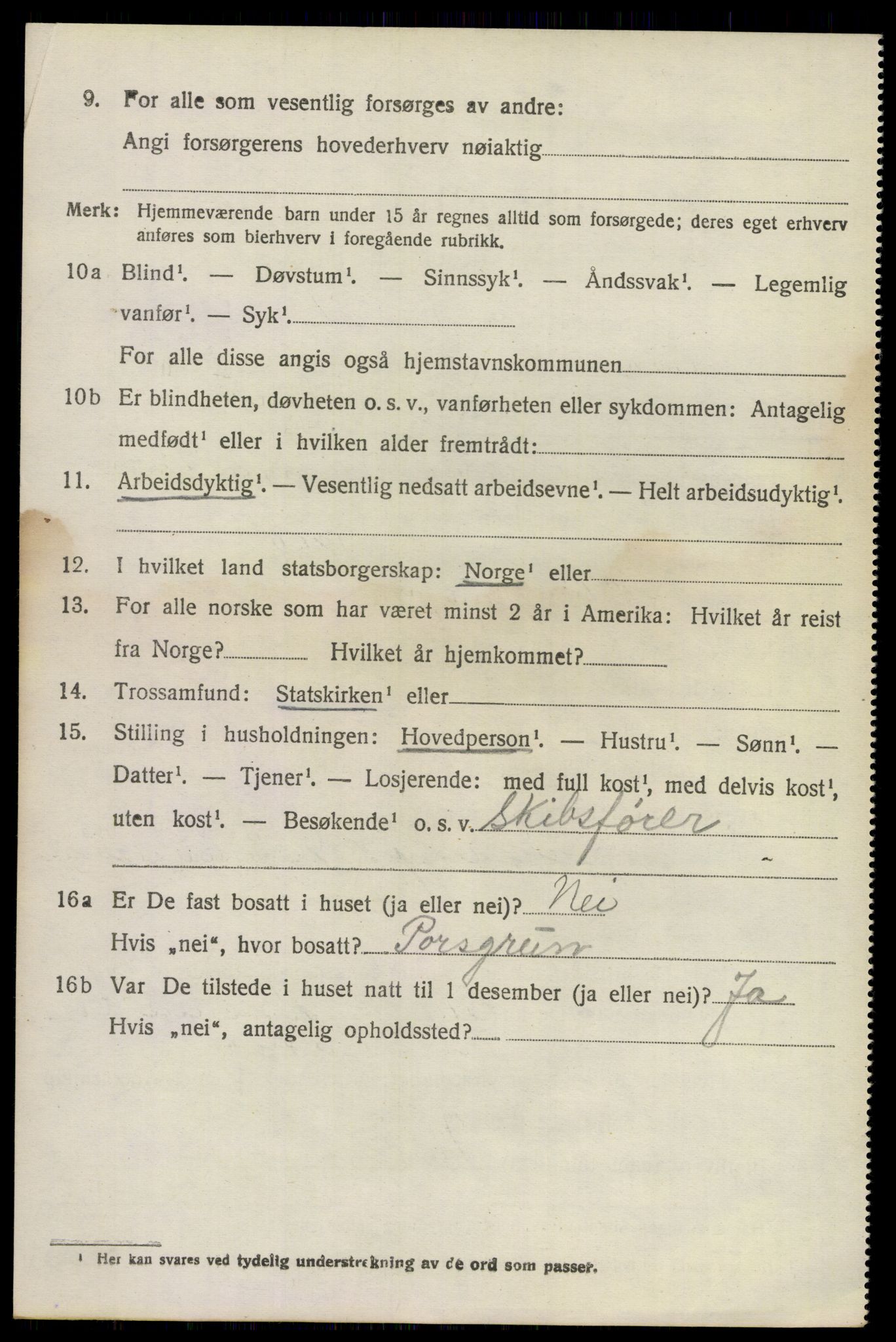 SAKO, 1920 census for Lier, 1920, p. 10595