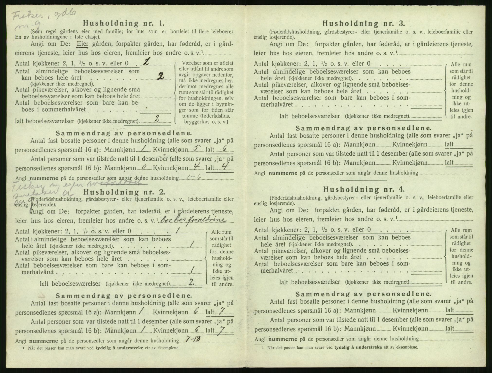 SAT, 1920 census for Sande (MR), 1920, p. 213