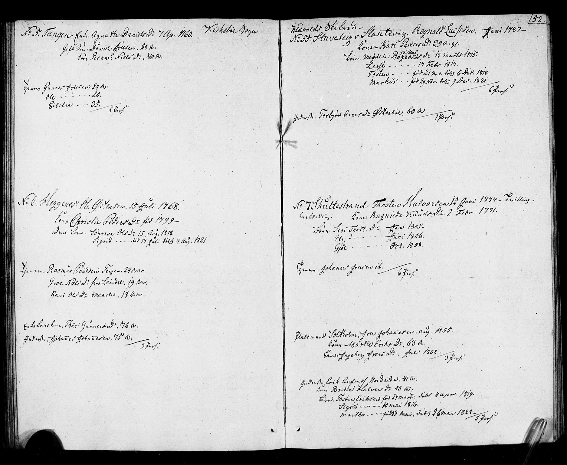 , Census 1825 for Lavik, 1825, p. 53