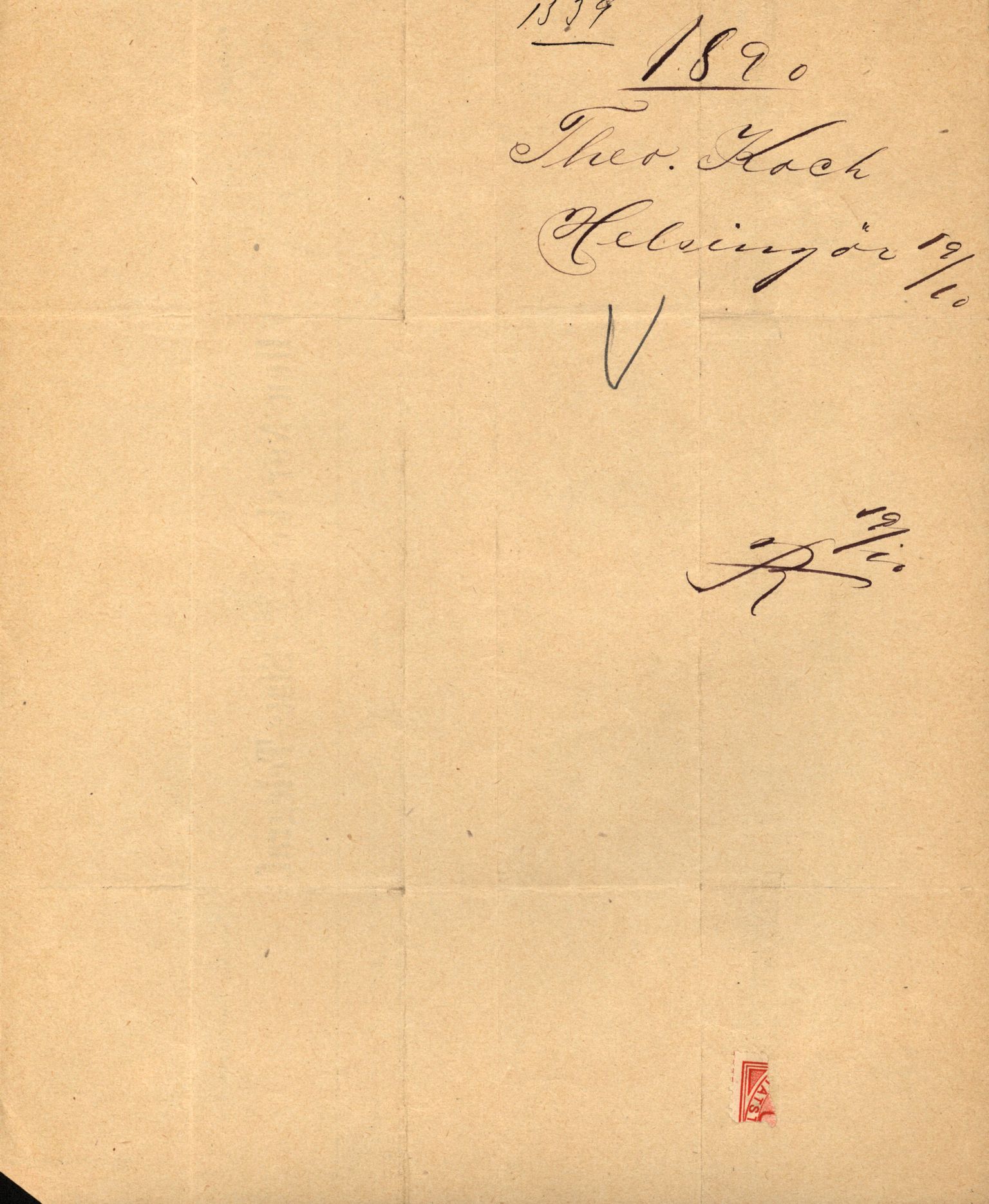 Pa 63 - Østlandske skibsassuranceforening, VEMU/A-1079/G/Ga/L0025/0004: Havaridokumenter / Imanuel, Hefhi, Guldregn, Haabet, Harald, Windsor, 1890, p. 67