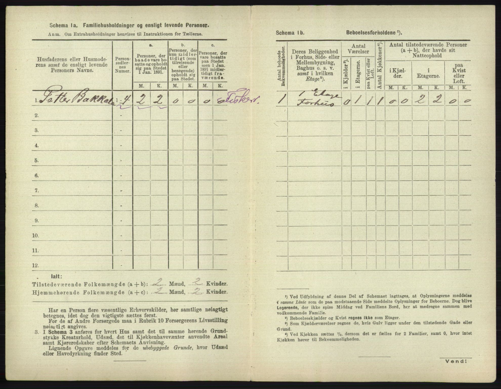 RA, 1891 census for 2003 Vadsø, 1891, p. 153