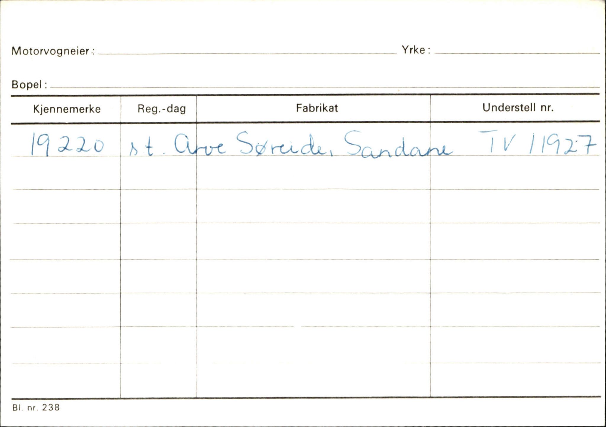 Statens vegvesen, Sogn og Fjordane vegkontor, SAB/A-5301/4/F/L0129: Eigarregistrer Eid A-S, 1945-1975, p. 1910