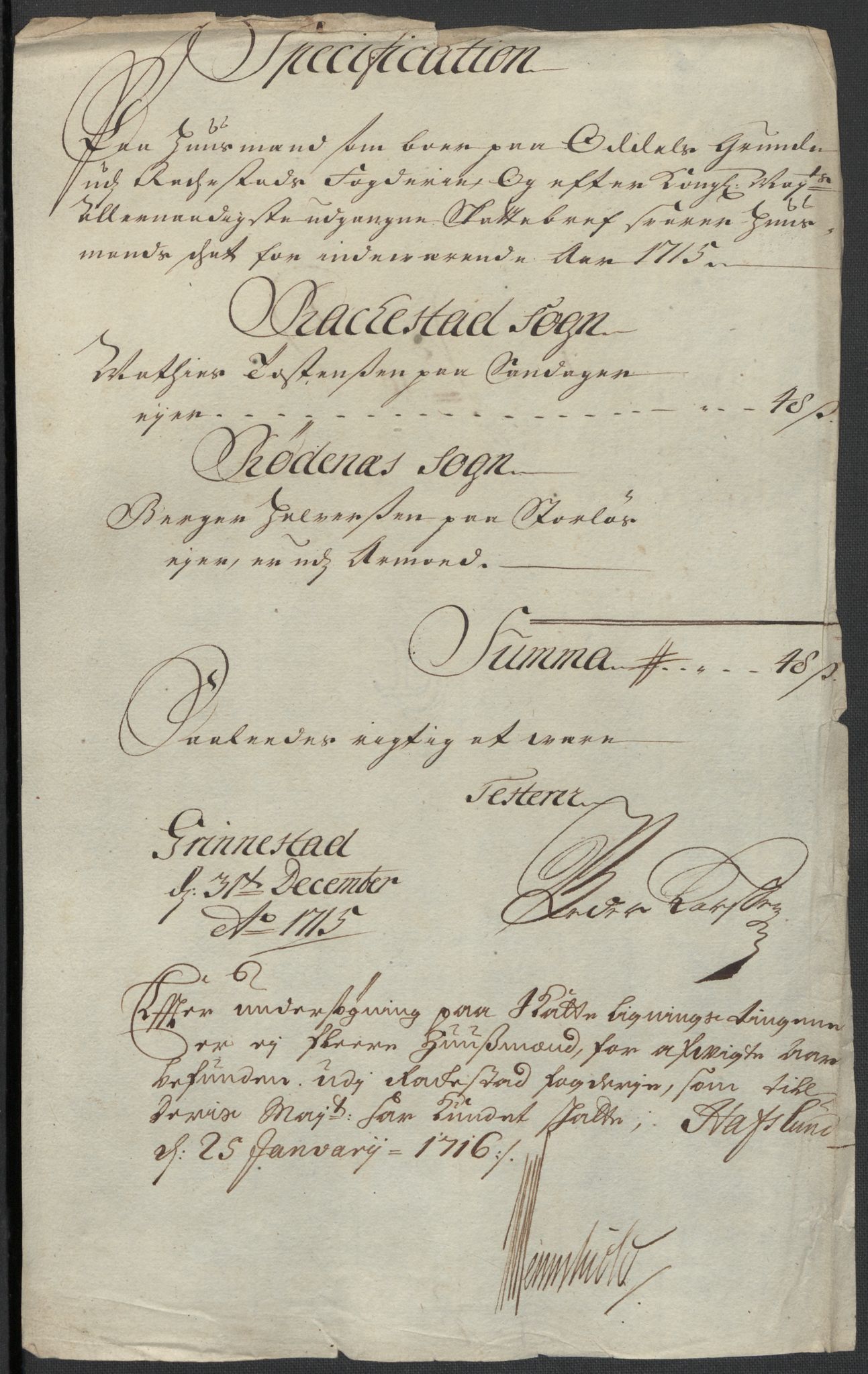 Rentekammeret inntil 1814, Reviderte regnskaper, Fogderegnskap, AV/RA-EA-4092/R07/L0310: Fogderegnskap Rakkestad, Heggen og Frøland, 1715, p. 59