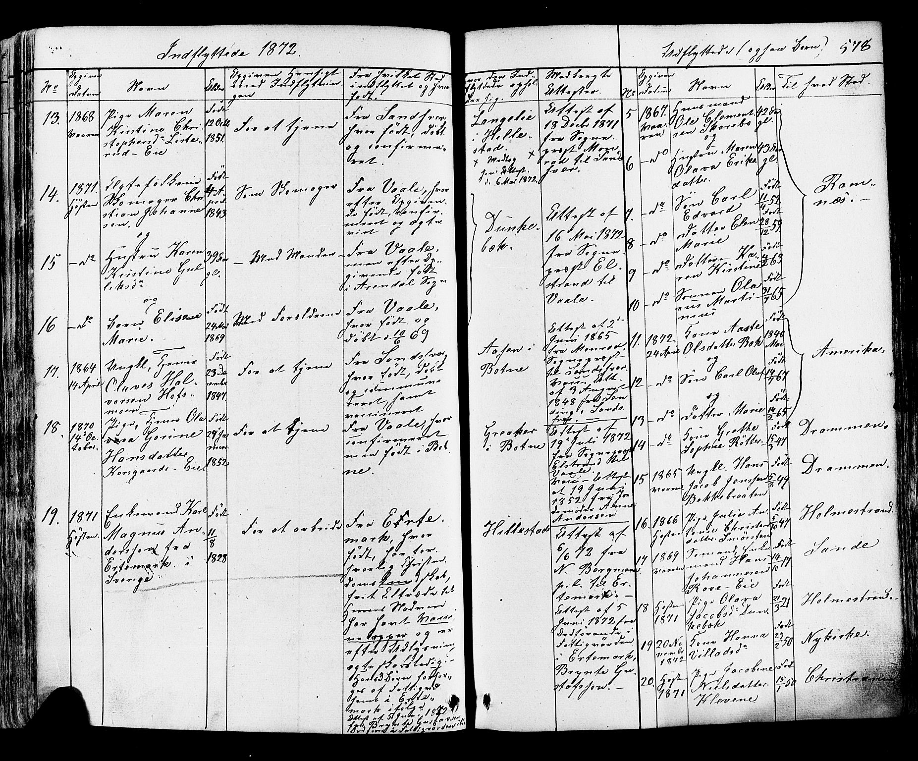 Botne kirkebøker, AV/SAKO-A-340/F/Fa/L0006: Parish register (official) no. I 6, 1836-1877, p. 578