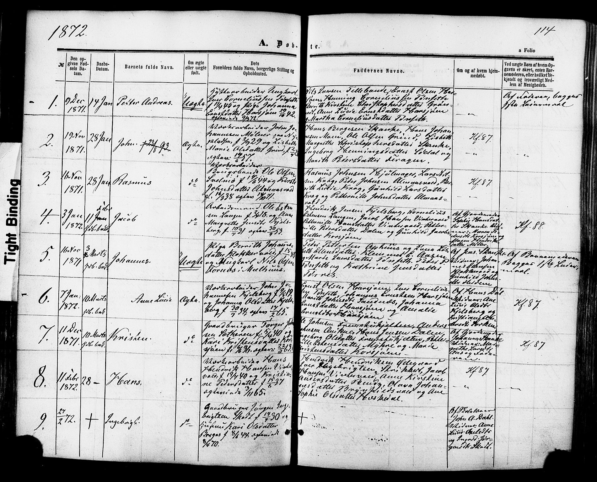 Ministerialprotokoller, klokkerbøker og fødselsregistre - Sør-Trøndelag, SAT/A-1456/681/L0932: Parish register (official) no. 681A10, 1860-1878, p. 114