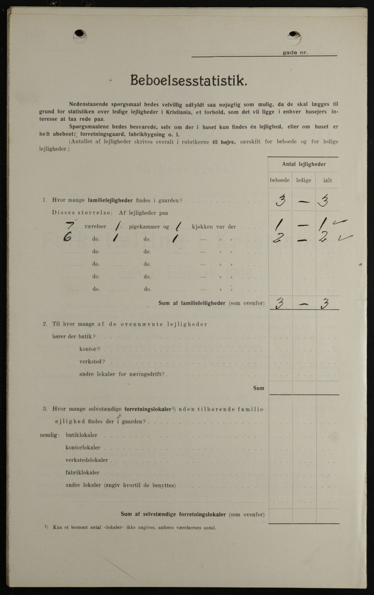 OBA, Municipal Census 1908 for Kristiania, 1908, p. 48290