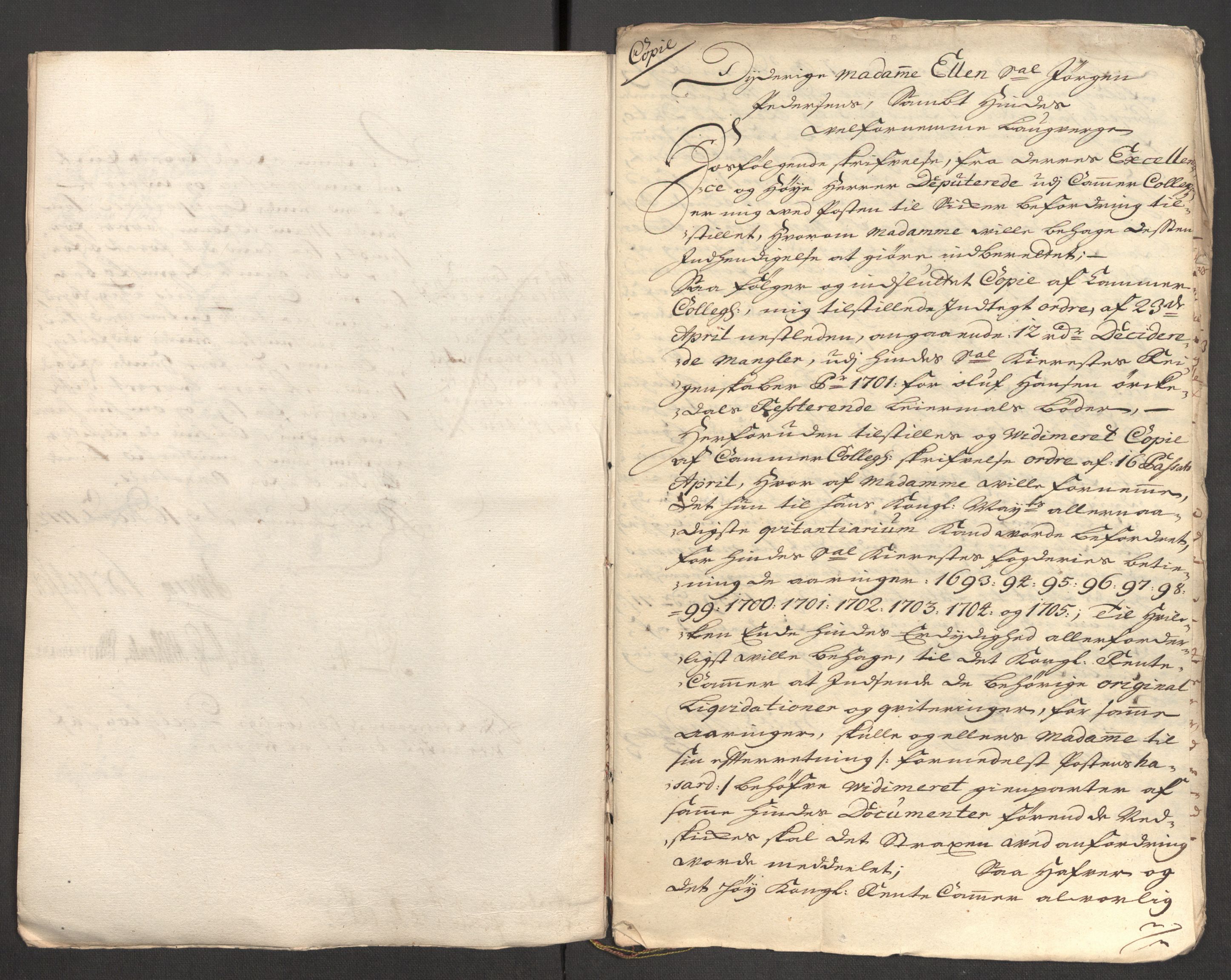 Rentekammeret inntil 1814, Reviderte regnskaper, Fogderegnskap, AV/RA-EA-4092/R57/L3857: Fogderegnskap Fosen, 1706-1707, p. 250