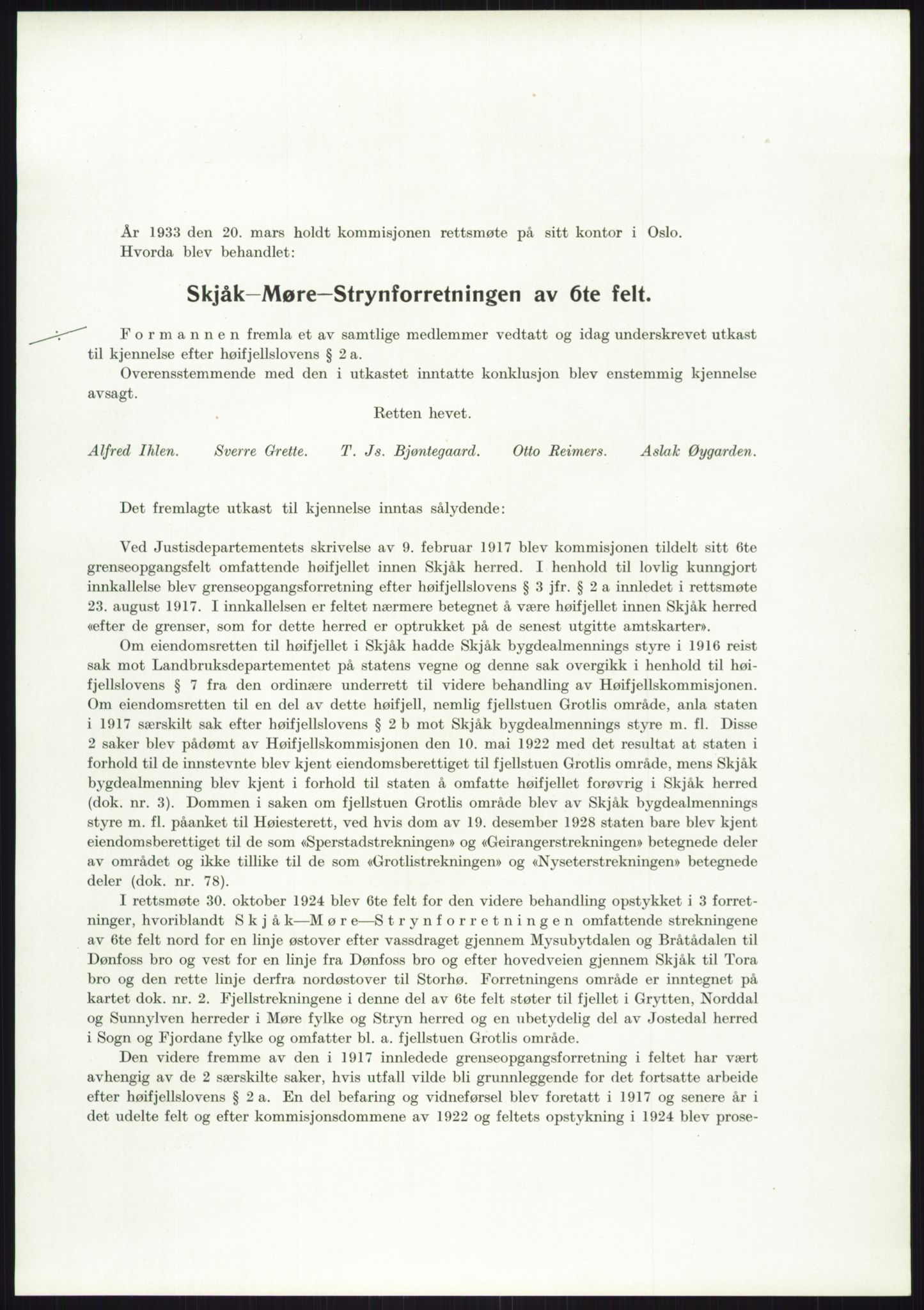 Høyfjellskommisjonen, AV/RA-S-1546/X/Xa/L0001: Nr. 1-33, 1909-1953, p. 2983