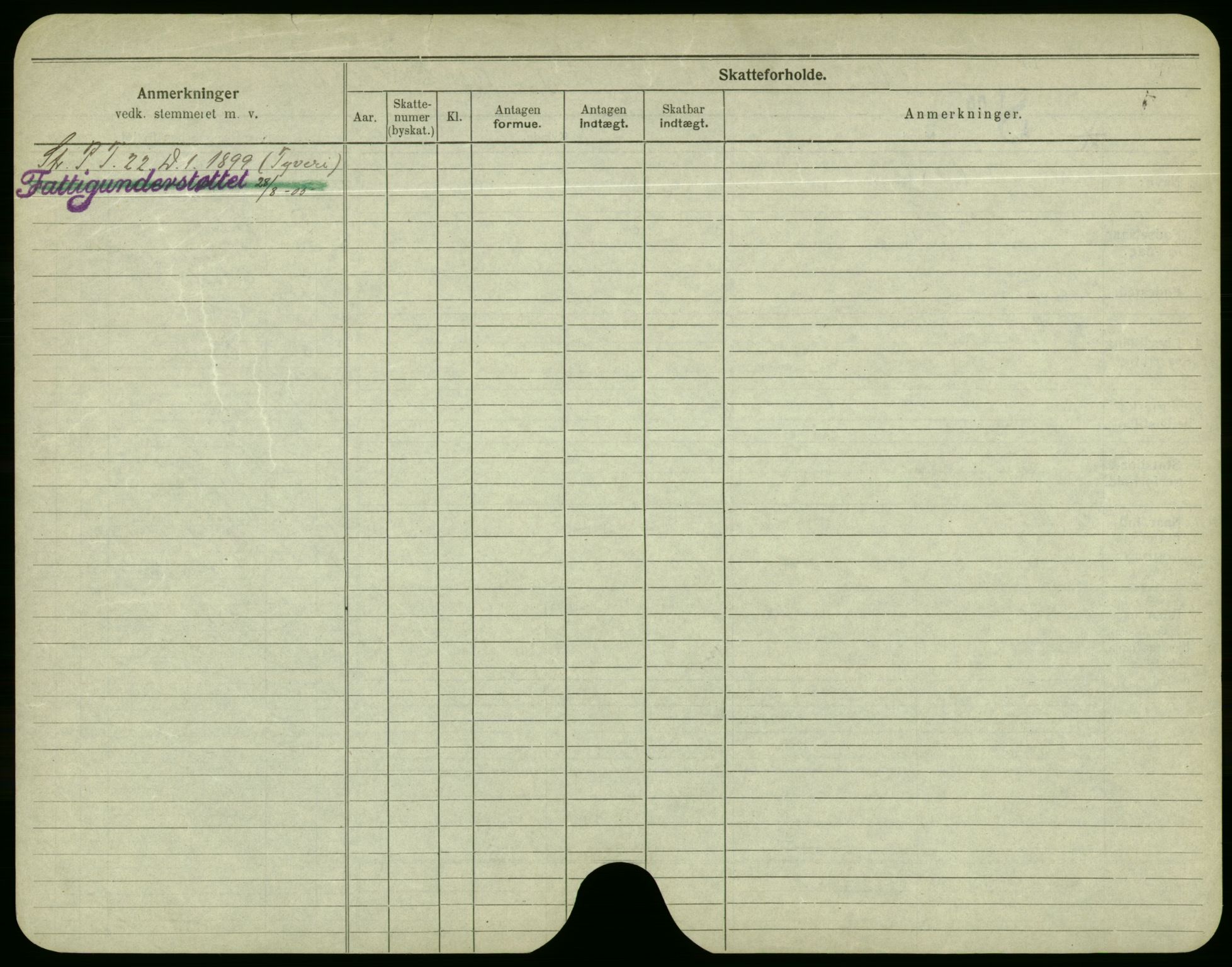 Oslo folkeregister, Registerkort, AV/SAO-A-11715/F/Fa/Fac/L0003: Menn, 1906-1914, p. 354b