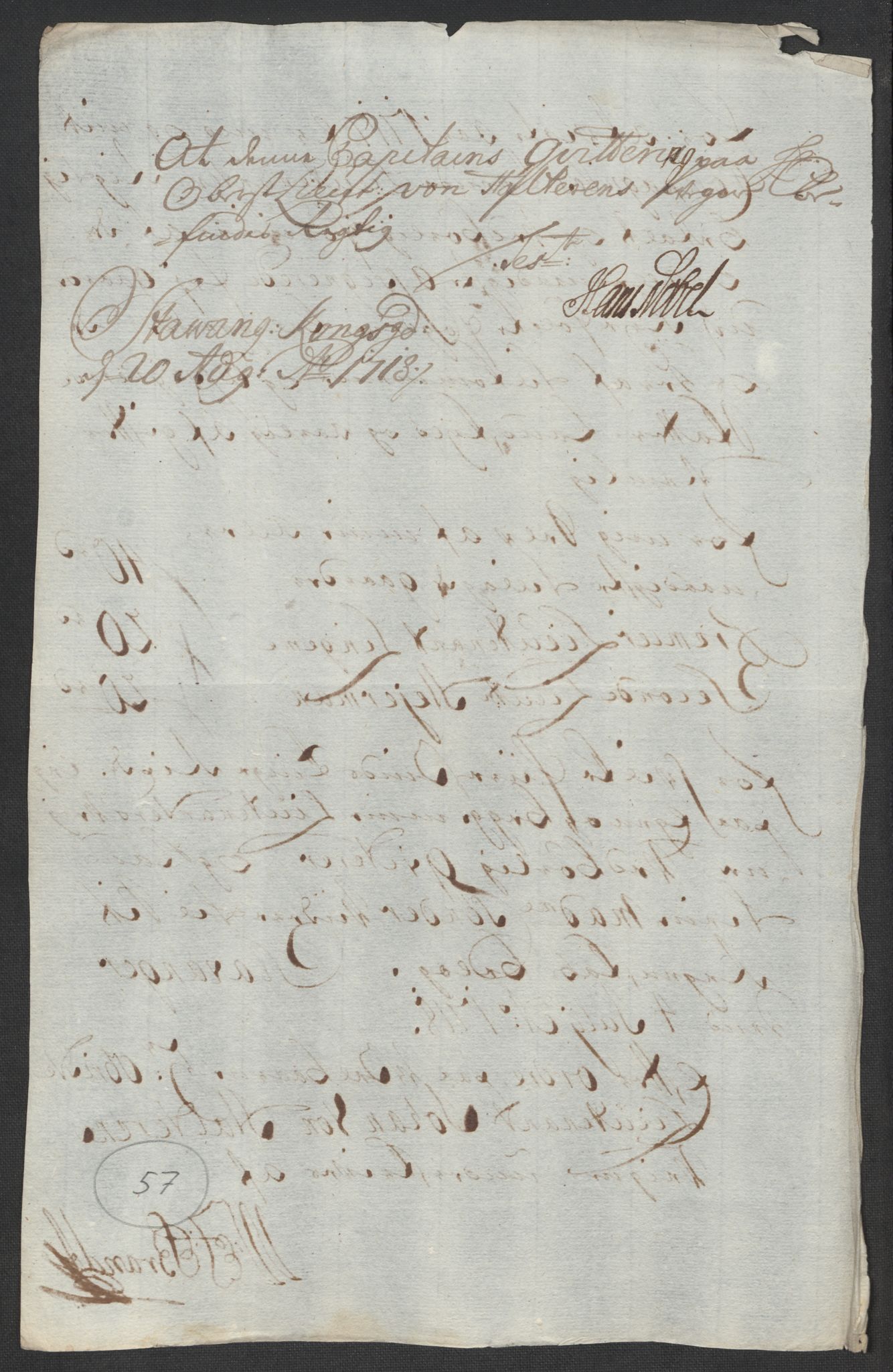 Rentekammeret inntil 1814, Reviderte regnskaper, Fogderegnskap, AV/RA-EA-4092/R47/L2870: Fogderegnskap Ryfylke, 1717, p. 294