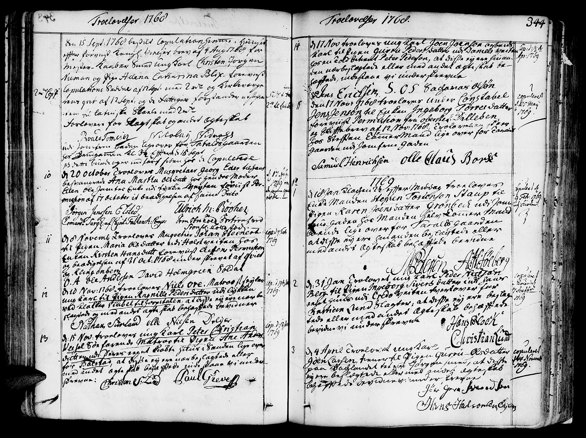 Ministerialprotokoller, klokkerbøker og fødselsregistre - Sør-Trøndelag, SAT/A-1456/602/L0103: Parish register (official) no. 602A01, 1732-1774, p. 344