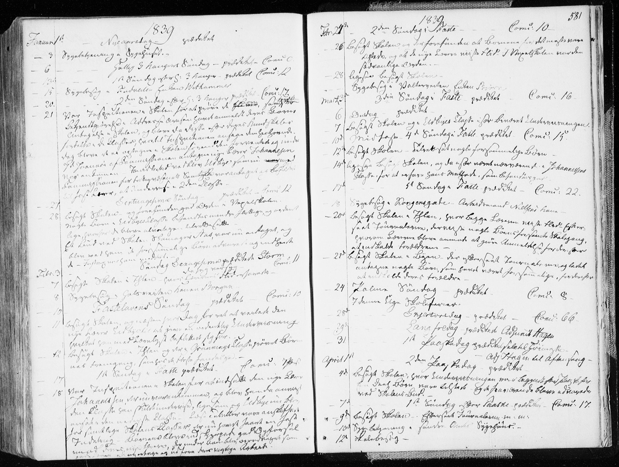 Ministerialprotokoller, klokkerbøker og fødselsregistre - Sør-Trøndelag, SAT/A-1456/601/L0047: Parish register (official) no. 601A15, 1831-1839, p. 581