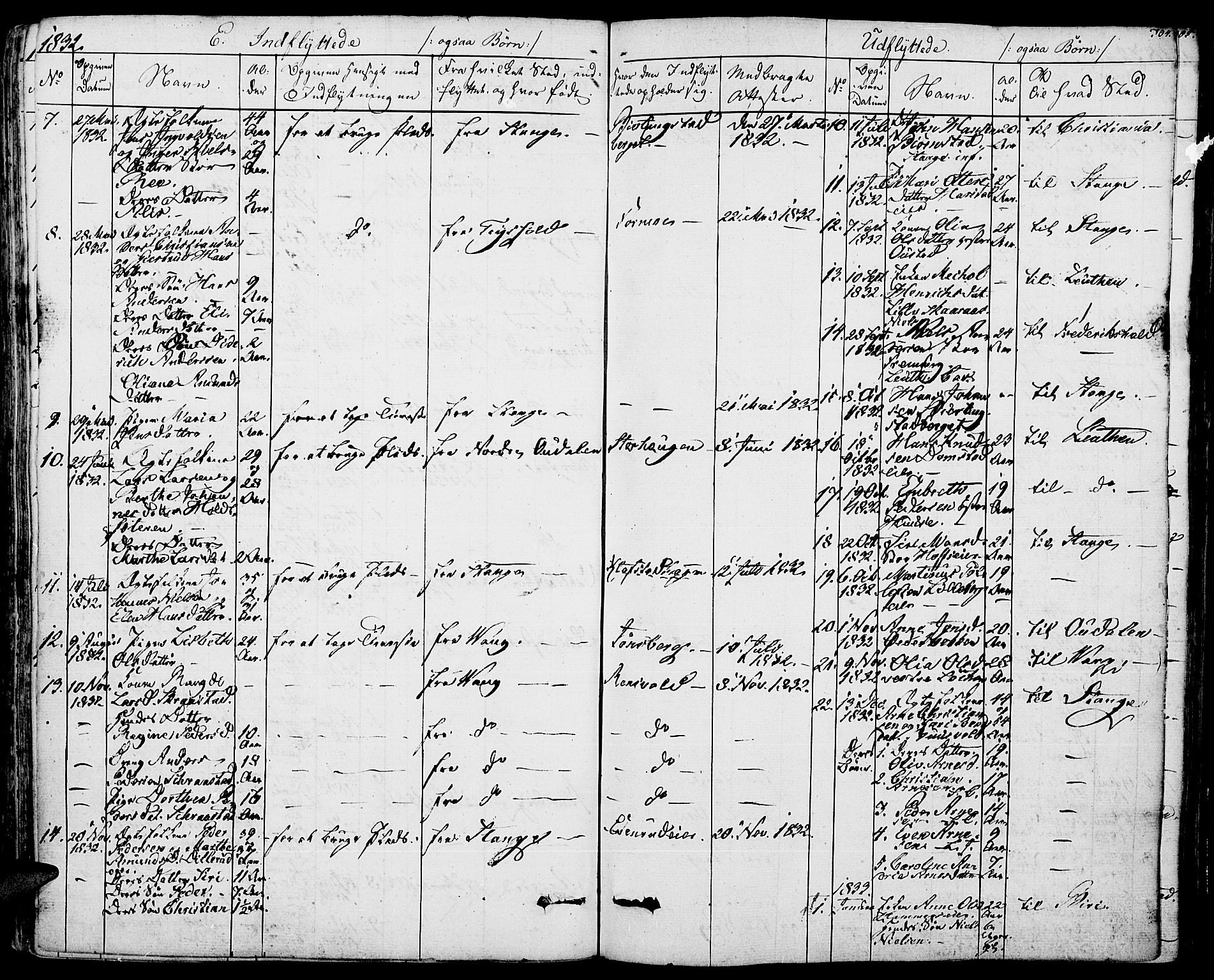 Romedal prestekontor, SAH/PREST-004/K/L0003: Parish register (official) no. 3, 1829-1846, p. 304