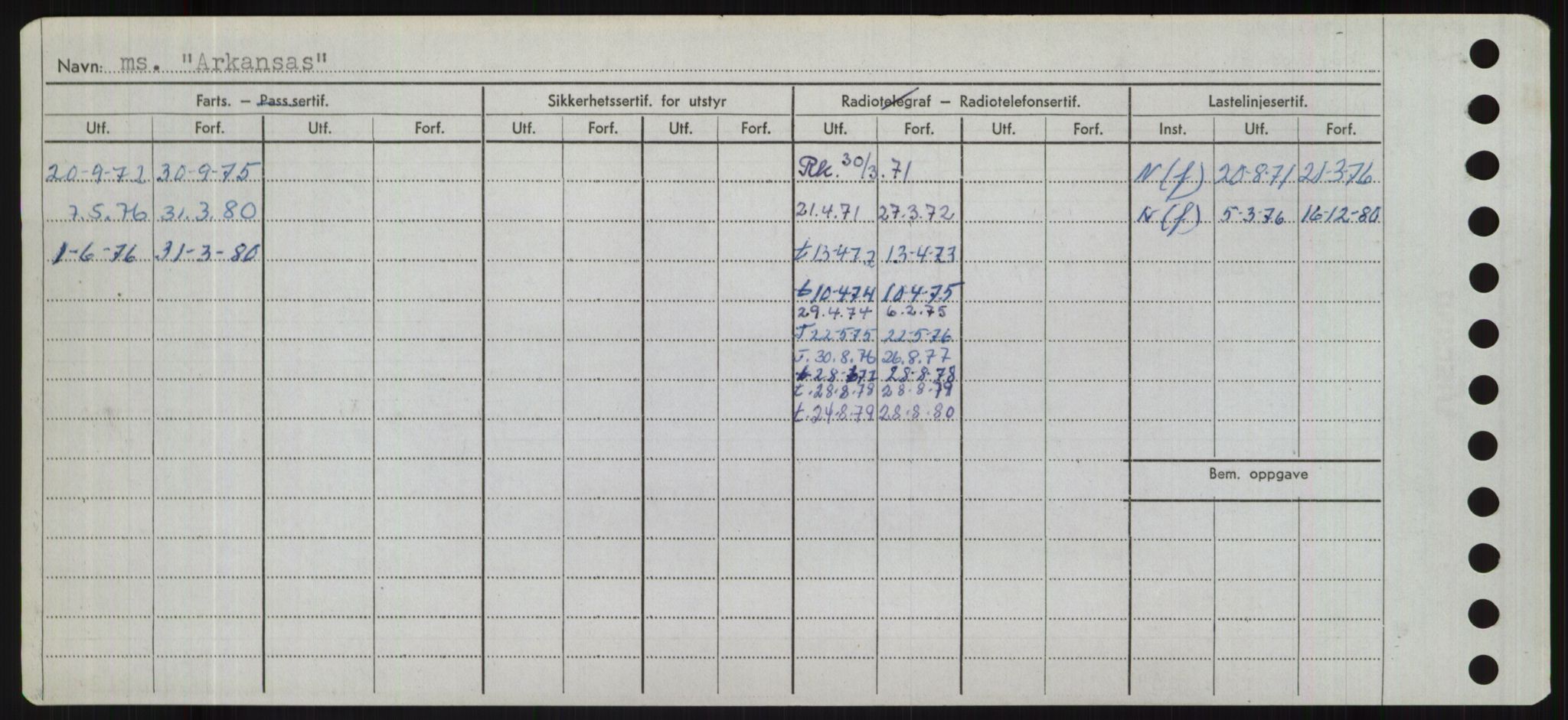 Sjøfartsdirektoratet med forløpere, Skipsmålingen, AV/RA-S-1627/H/Hd/L0002: Fartøy, Apa-Axe, p. 124