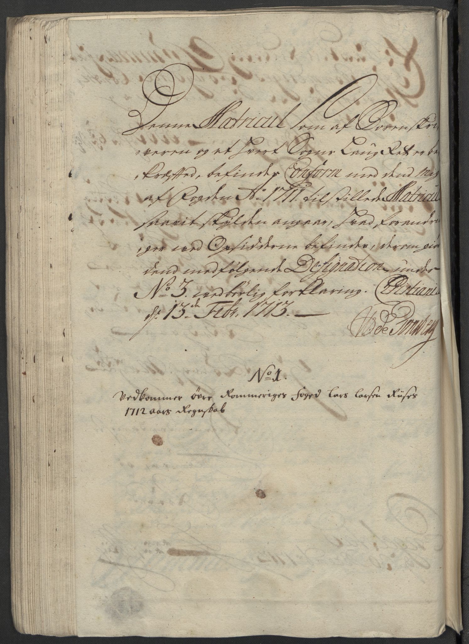 Rentekammeret inntil 1814, Reviderte regnskaper, Fogderegnskap, AV/RA-EA-4092/R12/L0722: Fogderegnskap Øvre Romerike, 1712, p. 85