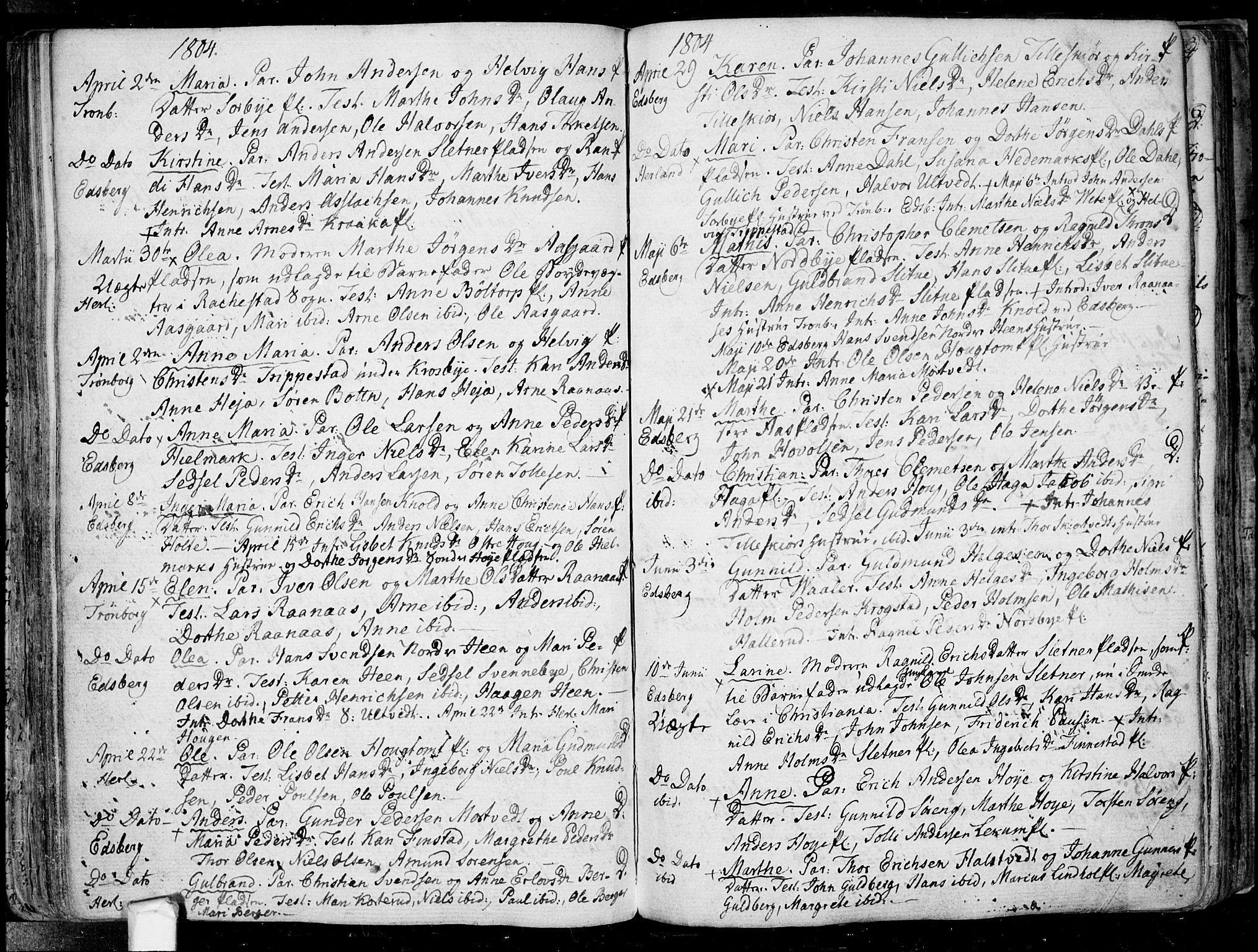 Eidsberg prestekontor Kirkebøker, SAO/A-10905/F/Fa/L0005: Parish register (official) no. I 5, 1786-1807, p. 78