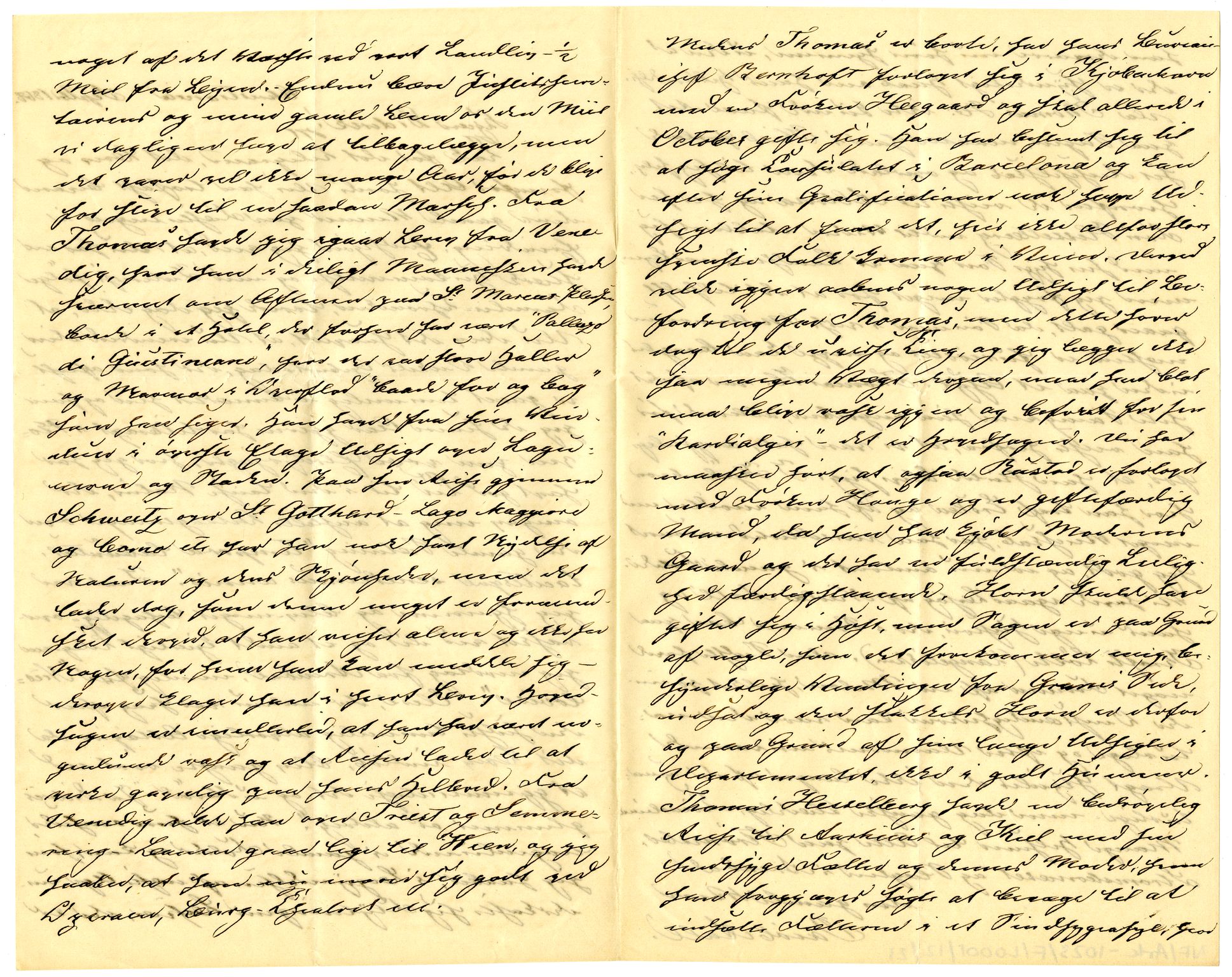 Diderik Maria Aalls brevsamling, NF/Ark-1023/F/L0001: D.M. Aalls brevsamling. A - B, 1738-1889, p. 126