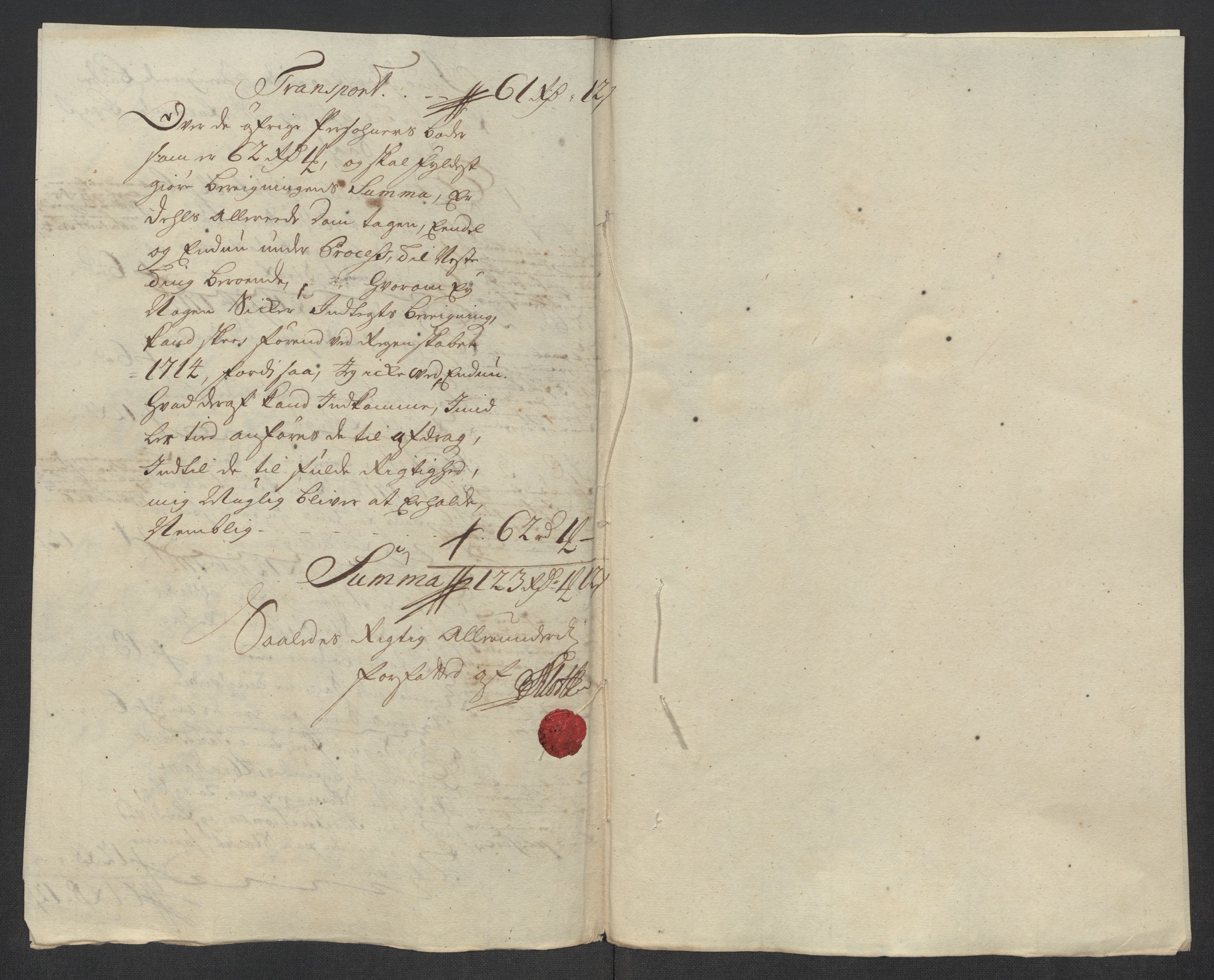 Rentekammeret inntil 1814, Reviderte regnskaper, Fogderegnskap, AV/RA-EA-4092/R24/L1588: Fogderegnskap Numedal og Sandsvær, 1713, p. 281