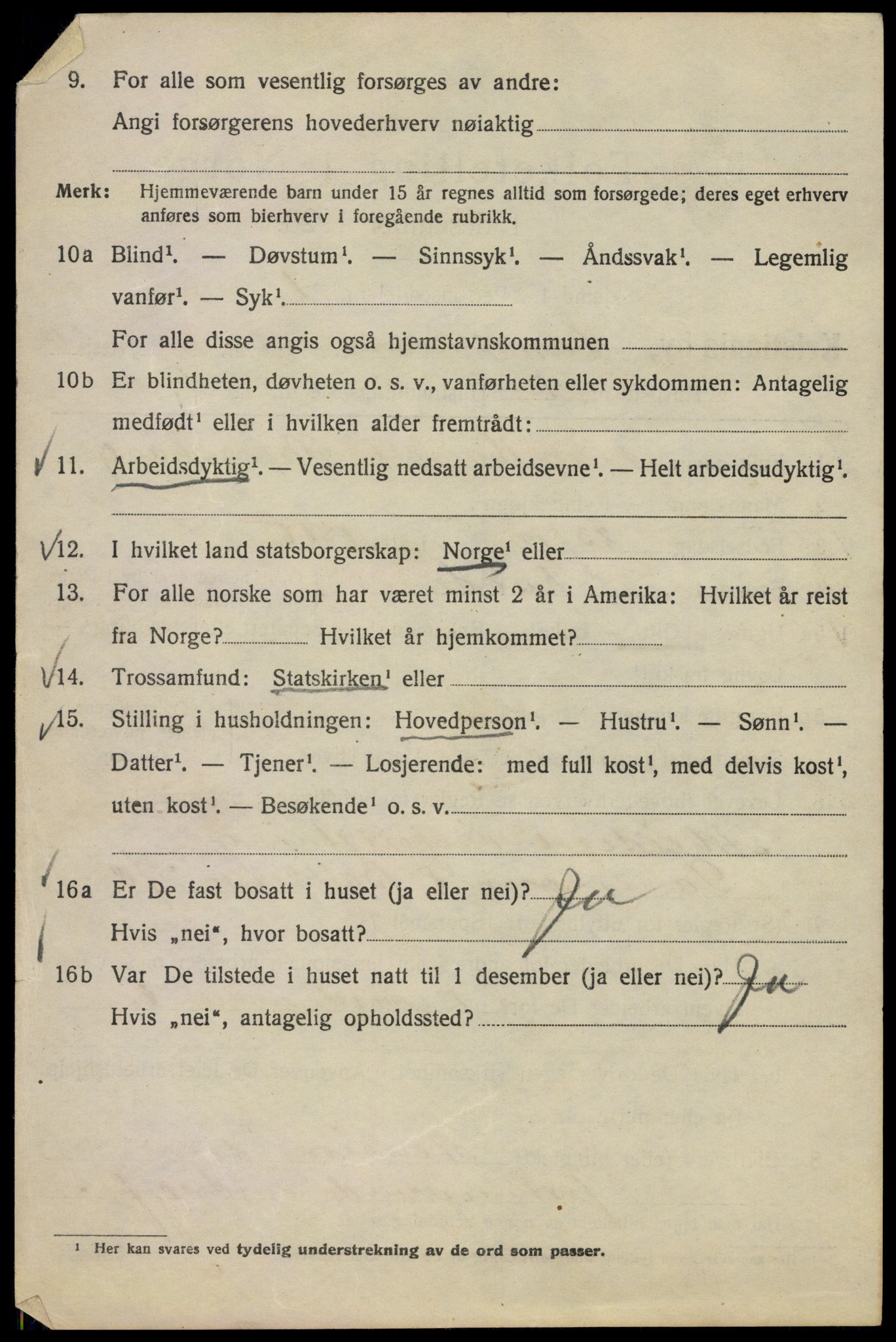 SAO, 1920 census for Kristiania, 1920, p. 277220