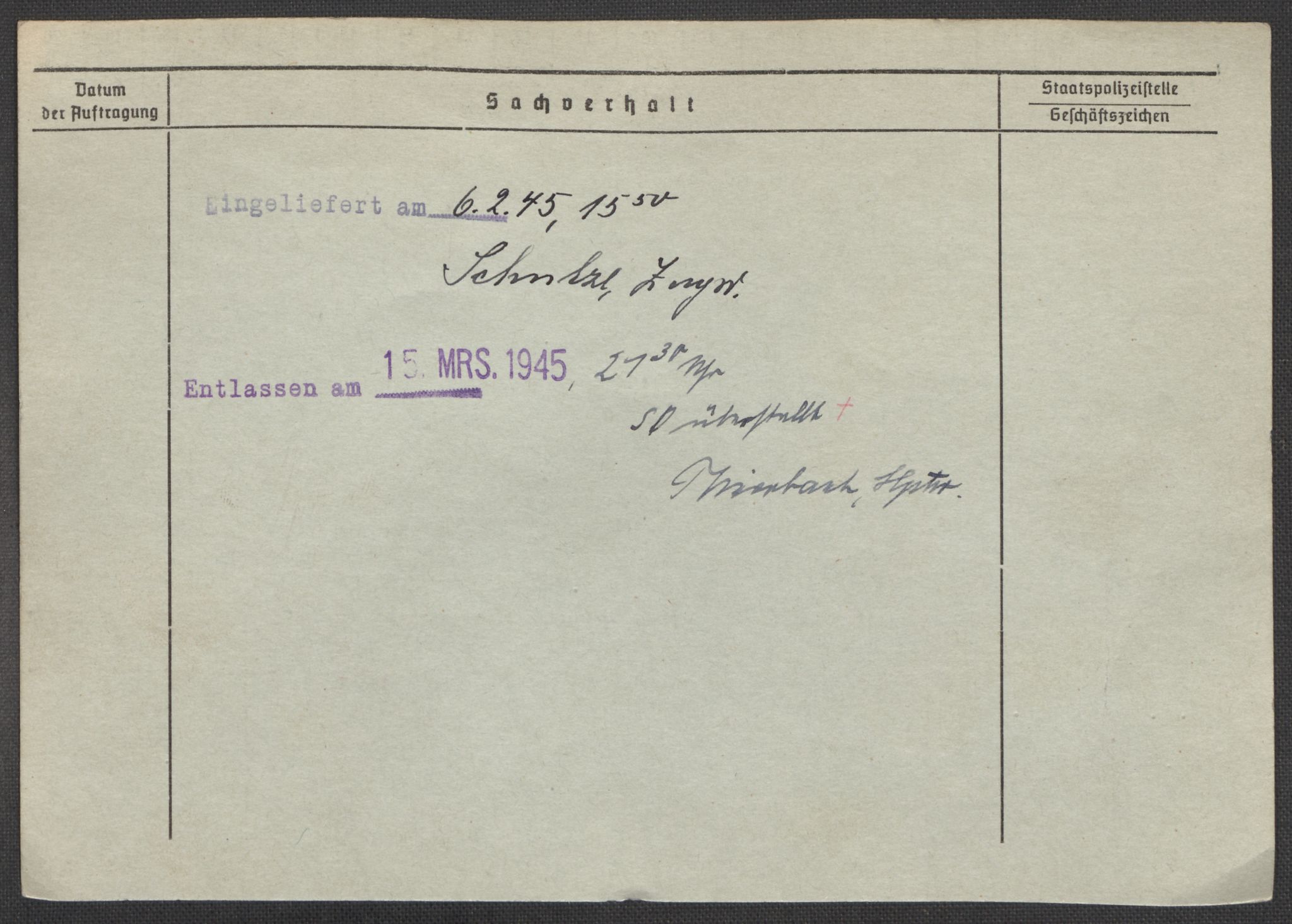 Befehlshaber der Sicherheitspolizei und des SD, AV/RA-RAFA-5969/E/Ea/Eaa/L0009: Register over norske fanger i Møllergata 19: Ru-Sy, 1940-1945, p. 103