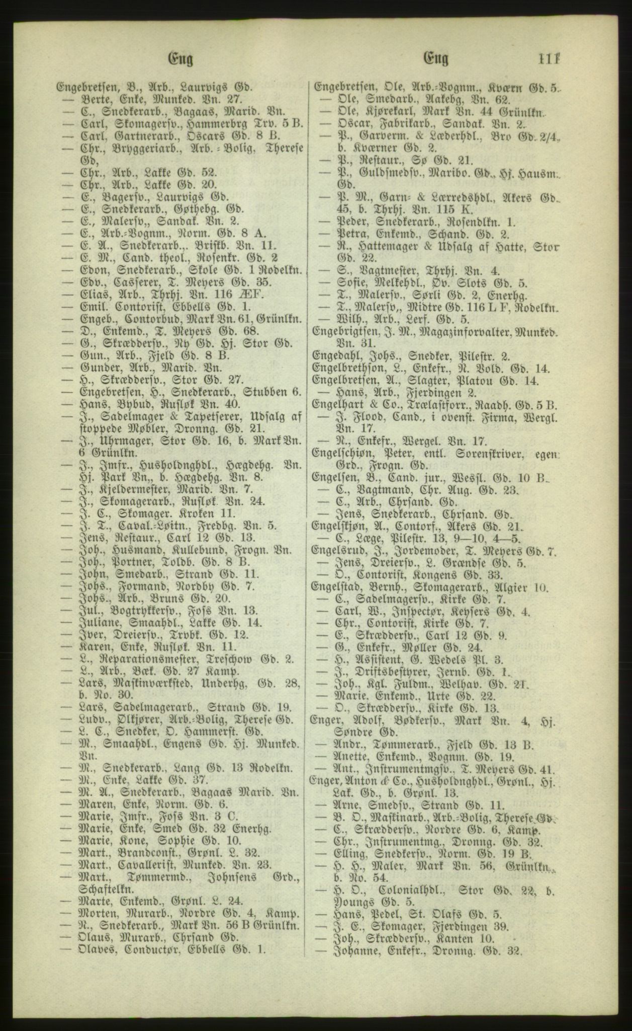 Kristiania/Oslo adressebok, PUBL/-, 1880, p. 111