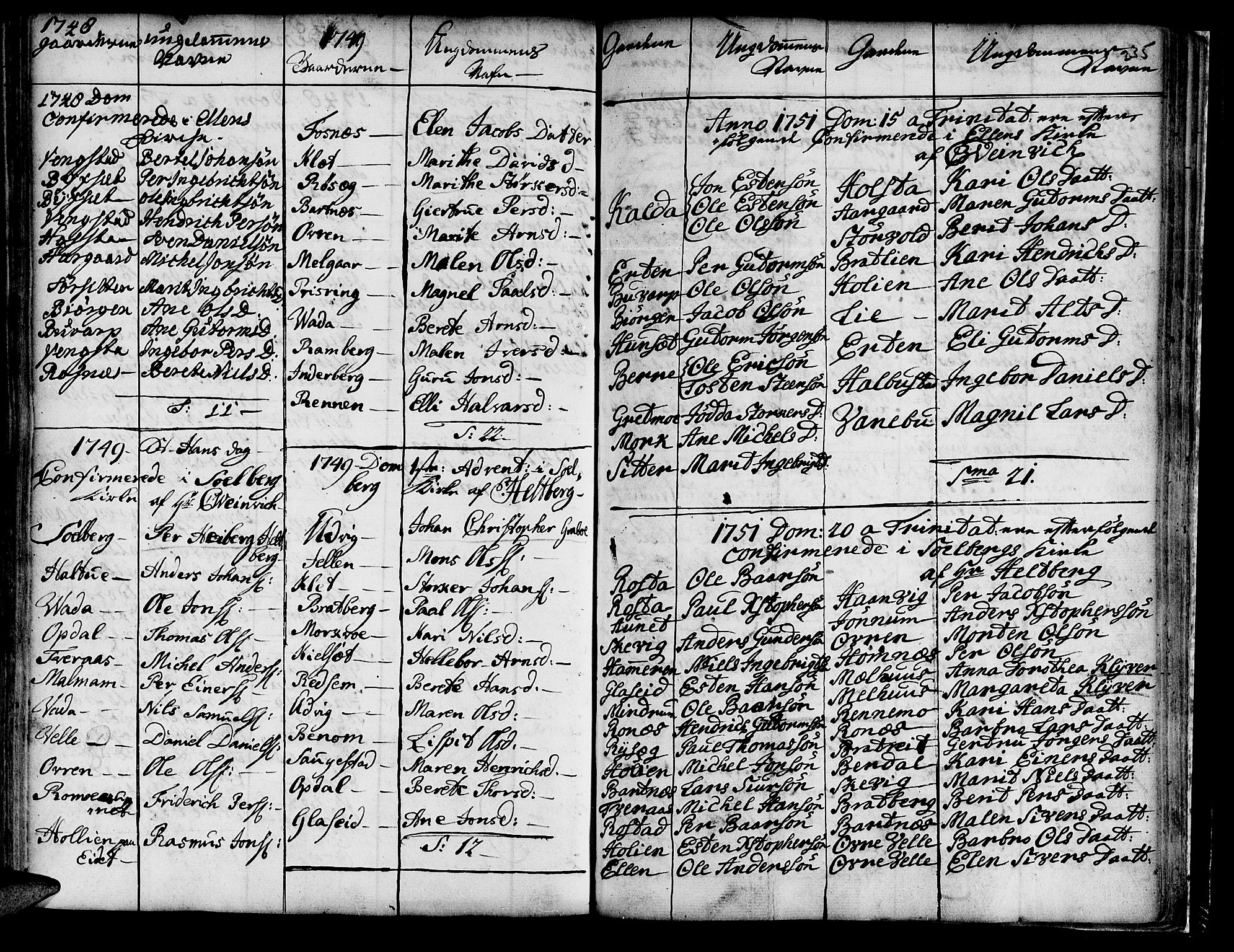 Ministerialprotokoller, klokkerbøker og fødselsregistre - Nord-Trøndelag, SAT/A-1458/741/L0385: Parish register (official) no. 741A01, 1722-1815, p. 235