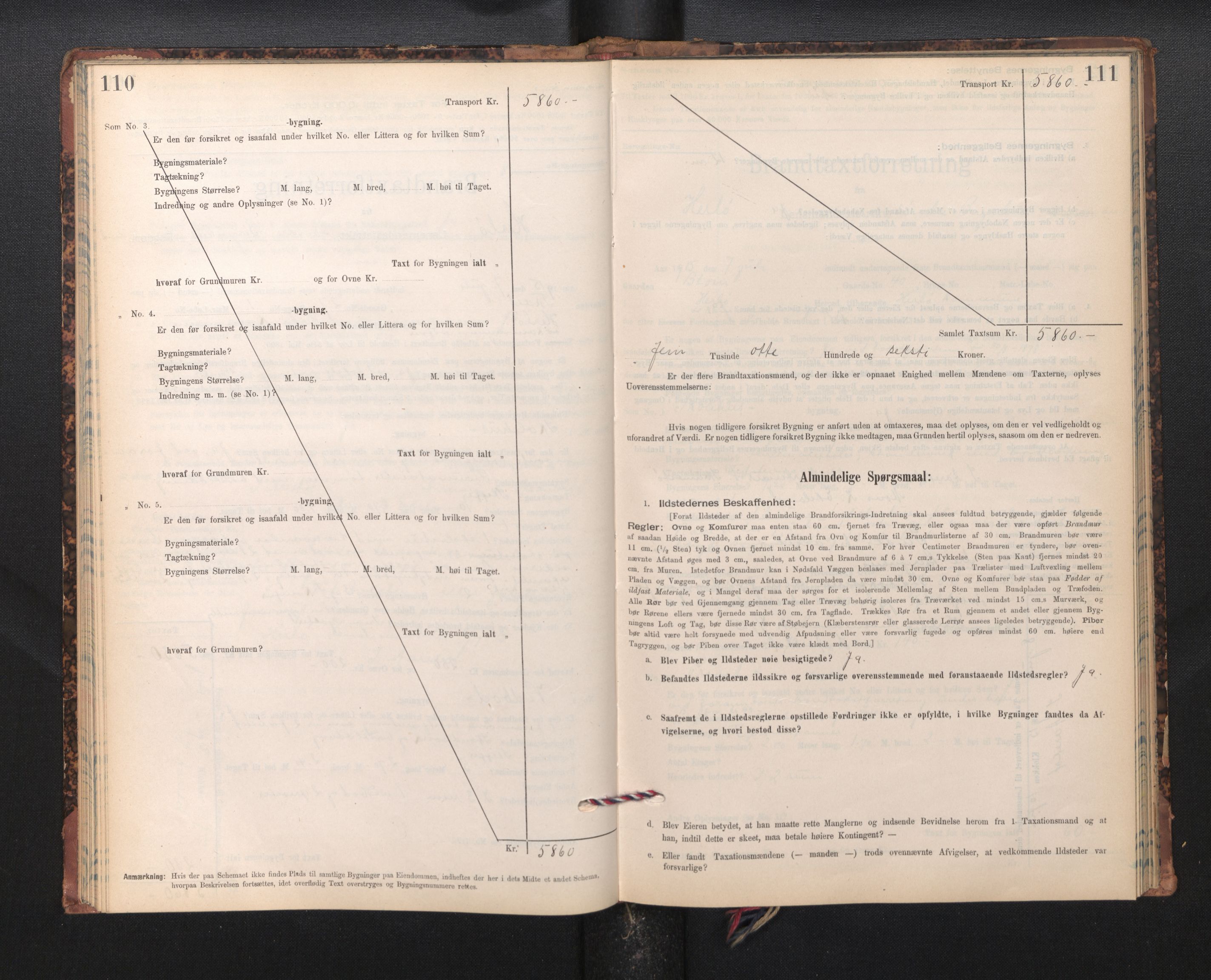 Lensmannen i Herdla, SAB/A-32901/0012/L0003:  Branntakstprotokoll skjematakst, 1897-1916, p. 110-111