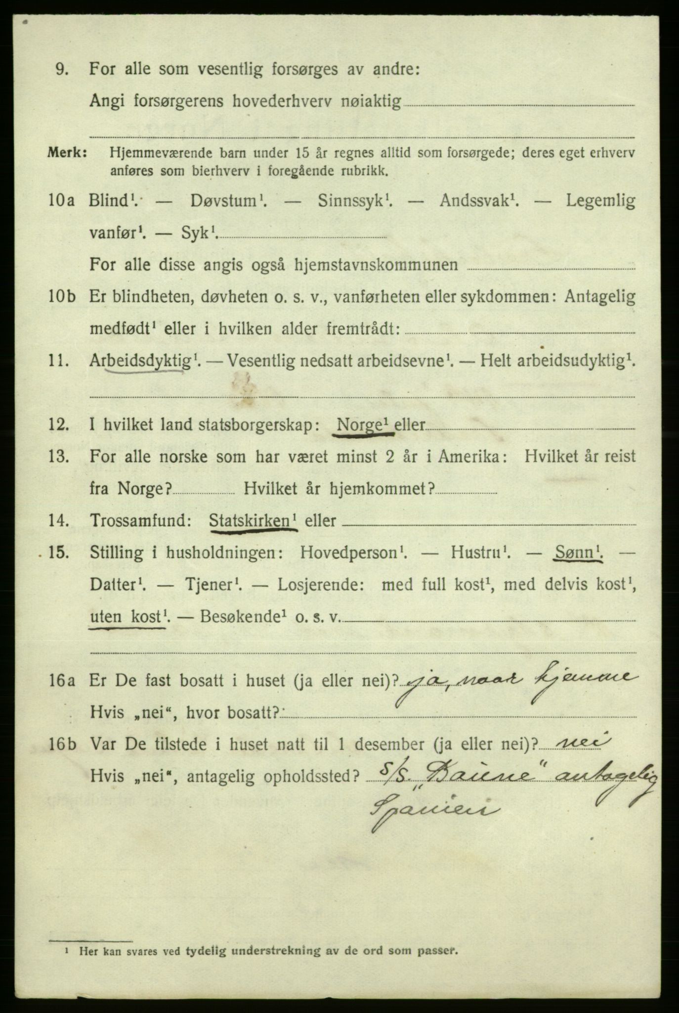 SAO, 1920 census for Fredrikshald, 1920, p. 22672
