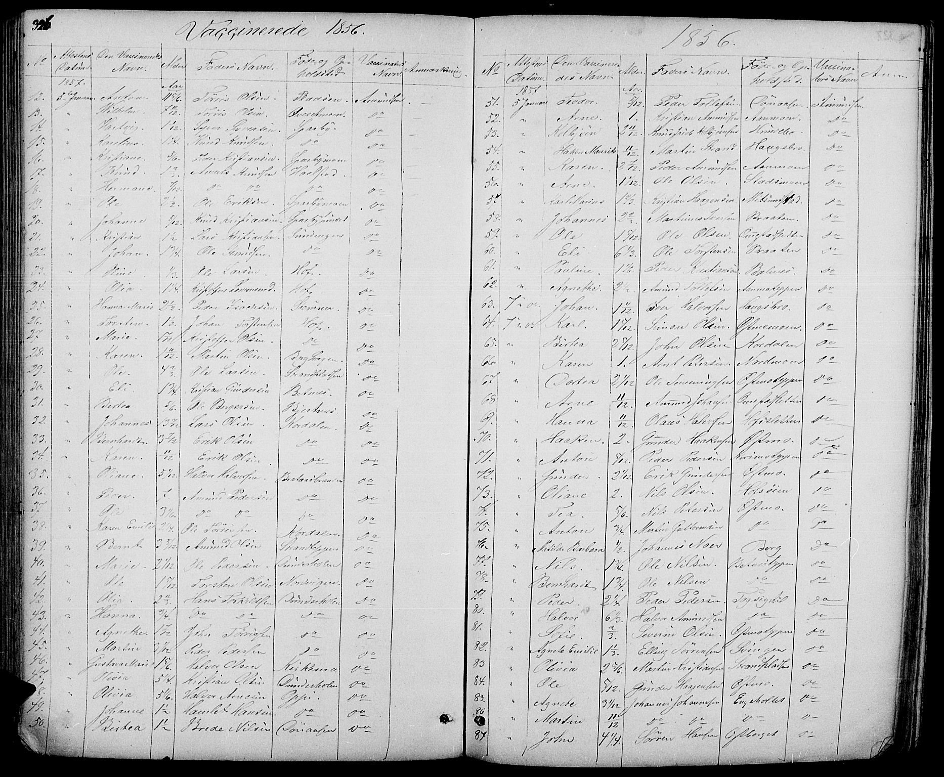 Hof prestekontor, SAH/PREST-038/H/Ha/Haa/L0007: Parish register (official) no. 7, 1841-1848, p. 326