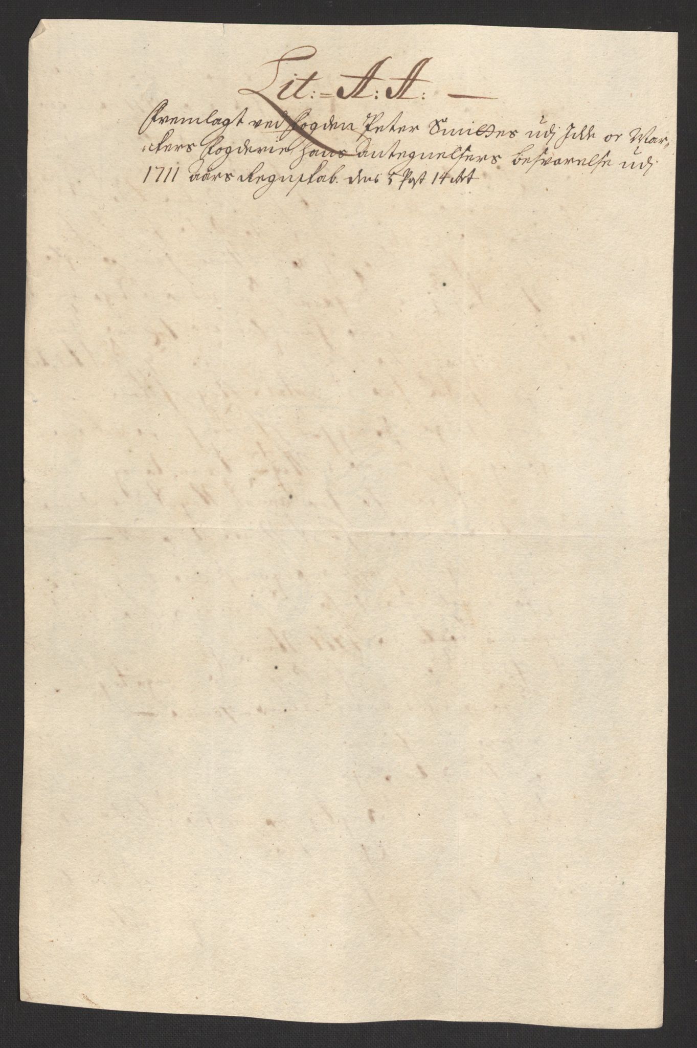 Rentekammeret inntil 1814, Reviderte regnskaper, Fogderegnskap, AV/RA-EA-4092/R01/L0020: Fogderegnskap Idd og Marker, 1711, p. 243