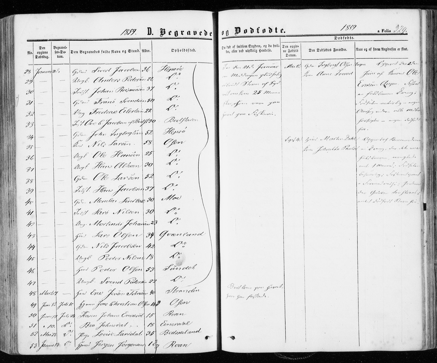 Ministerialprotokoller, klokkerbøker og fødselsregistre - Sør-Trøndelag, SAT/A-1456/657/L0705: Parish register (official) no. 657A06, 1858-1867, p. 329