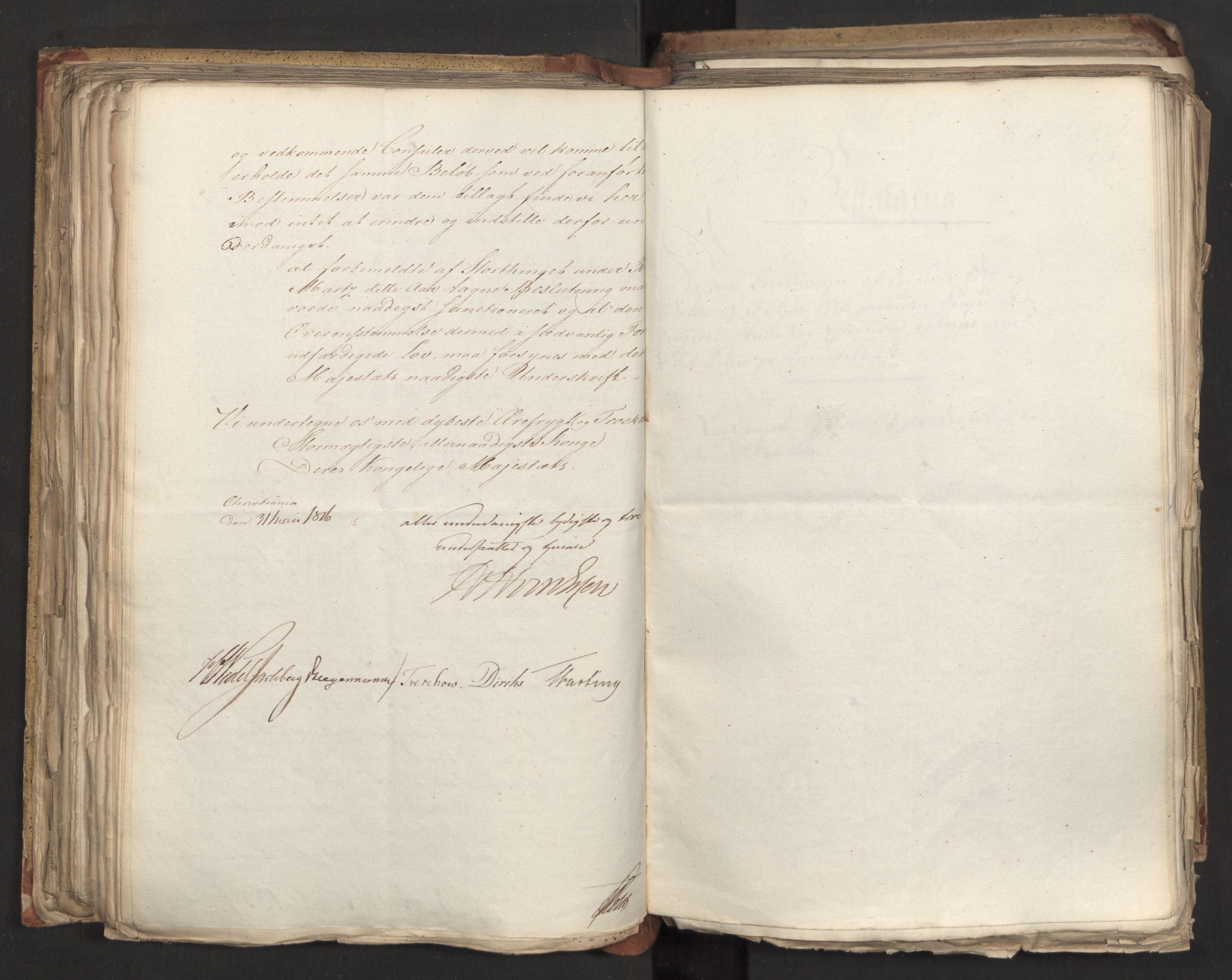 Statsrådsavdelingen i Stockholm, AV/RA-S-1003/D/Da/L0006: Regjeringsinnstillinger nr. 1247-1544, 1816, p. 182