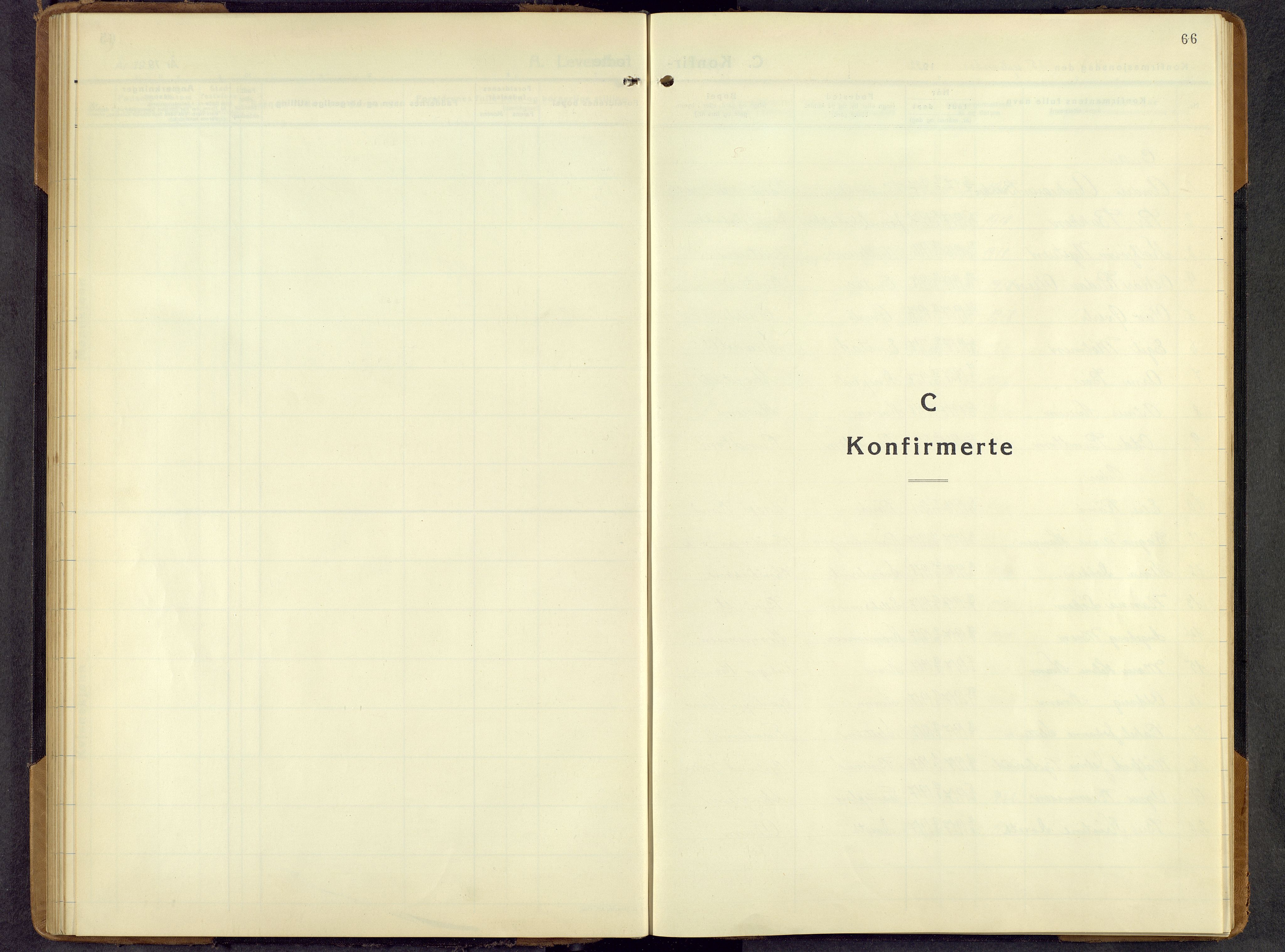 Lesja prestekontor, SAH/PREST-068/H/Ha/Hab/L0011: Parish register (copy) no. 11, 1932-1960, p. 66