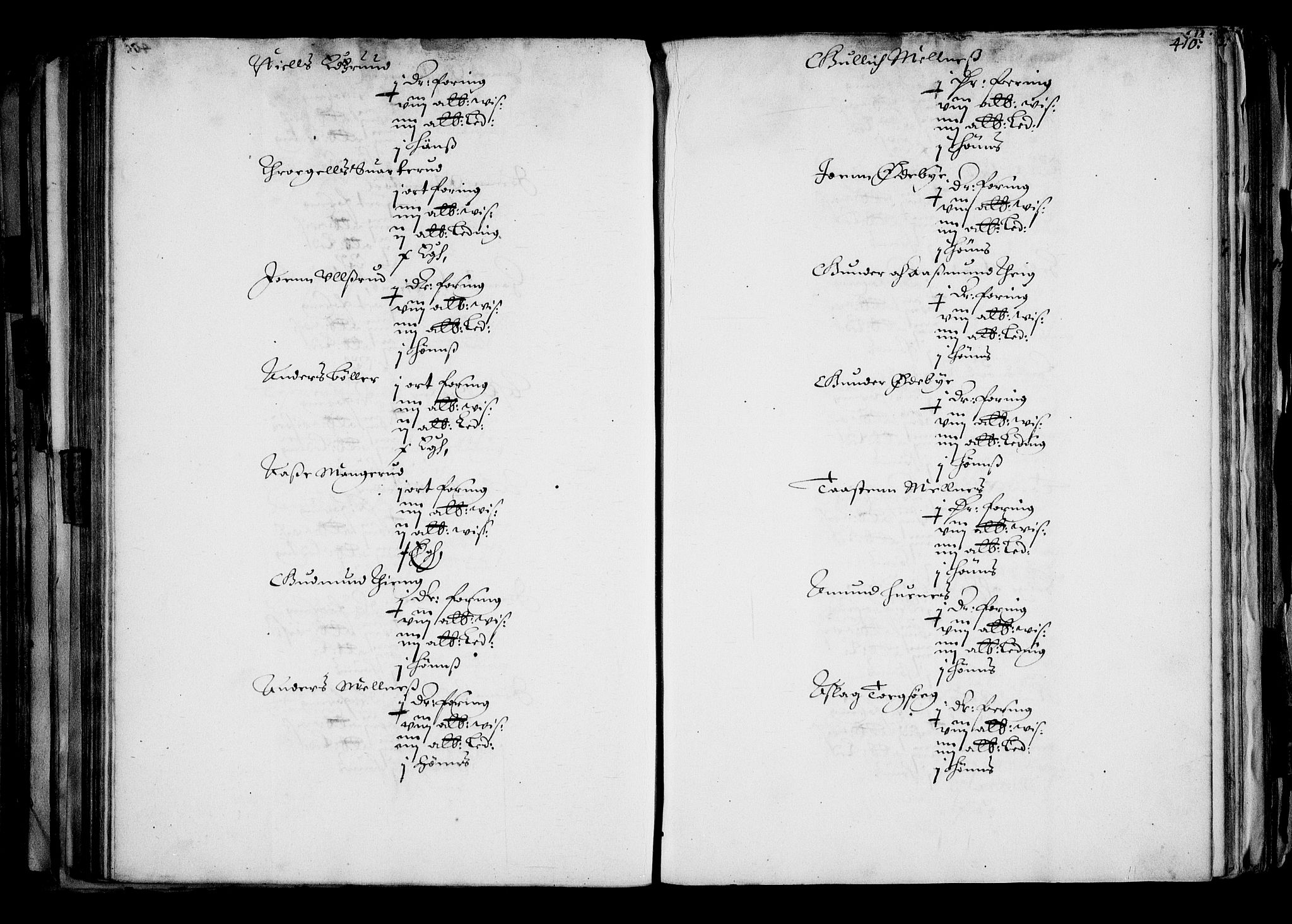 Rentekammeret inntil 1814, Realistisk ordnet avdeling, AV/RA-EA-4070/N/Na/L0001: [XI f]: Akershus stifts jordebok, 1652, p. 409b-410a