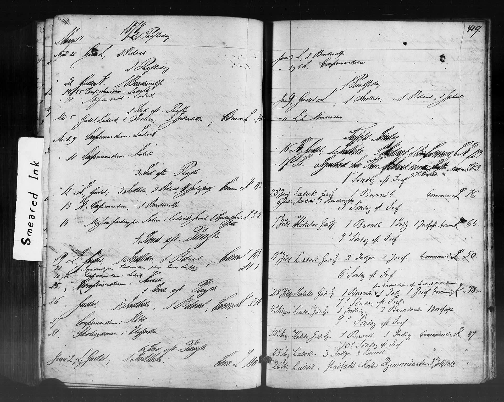 Lavik sokneprestembete, AV/SAB-A-80901: Parish register (official) no. A 4, 1864-1881, p. 419