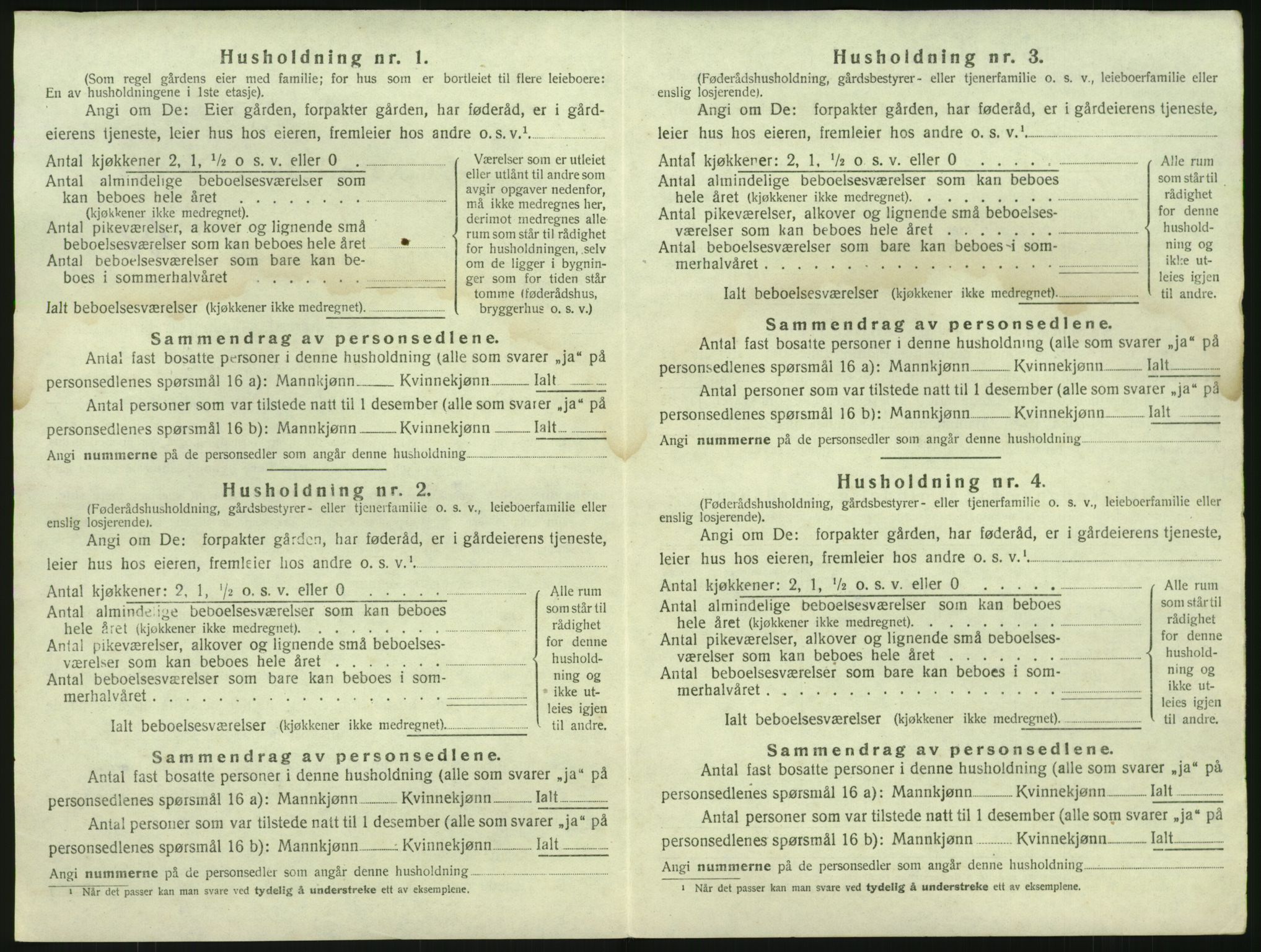 SAKO, 1920 census for Brunlanes, 1920, p. 716