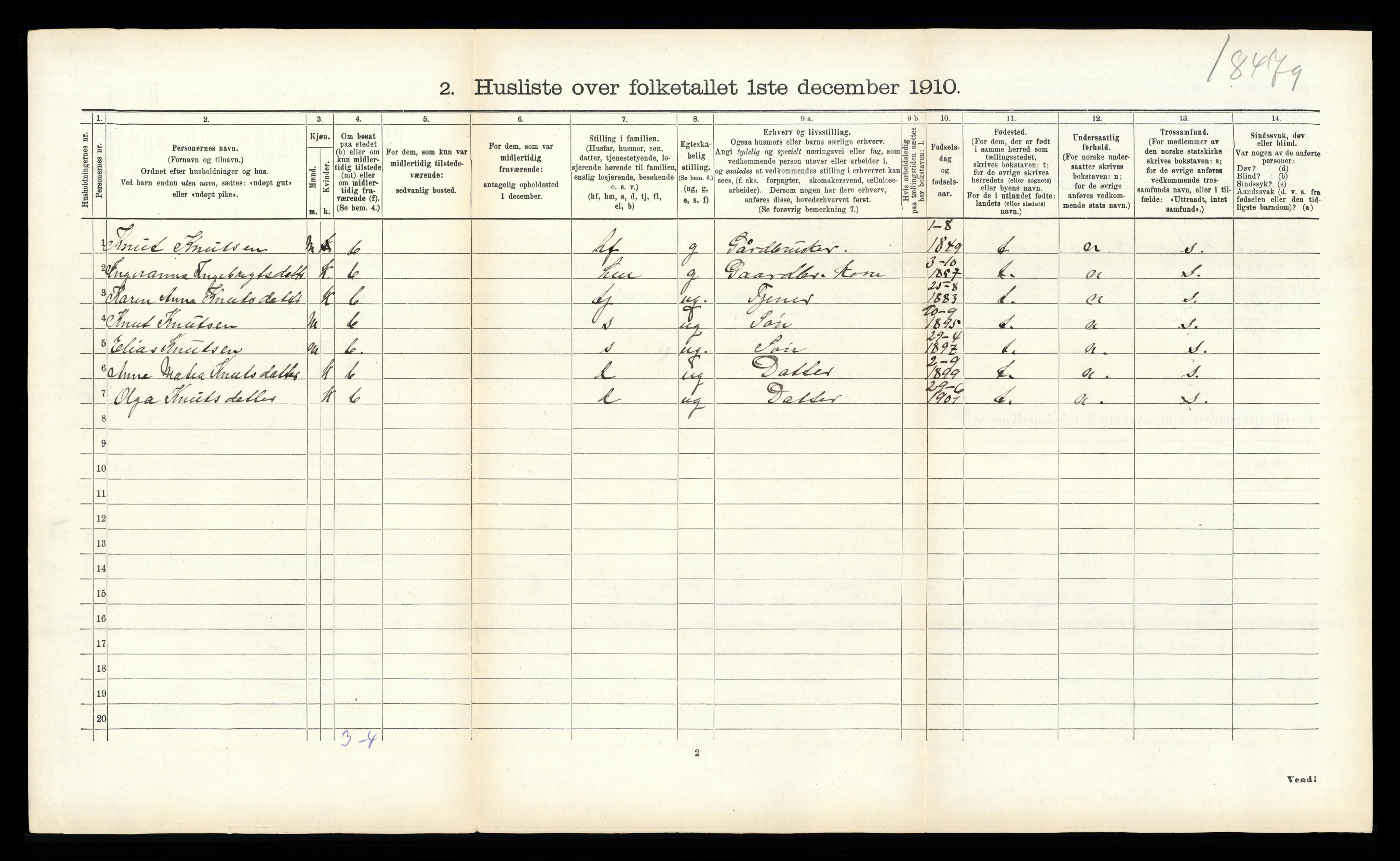 RA, 1910 census for Aukra, 1910, p. 555