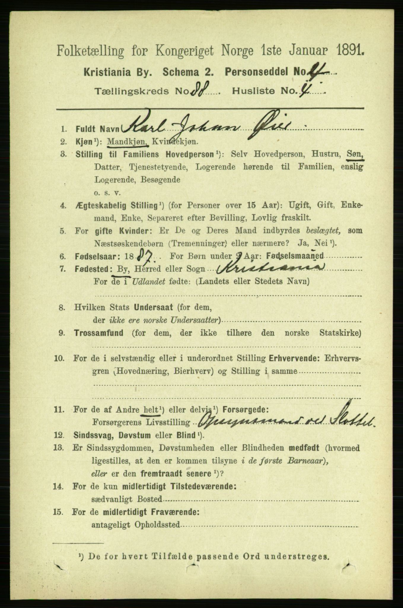 RA, 1891 census for 0301 Kristiania, 1891, p. 43860