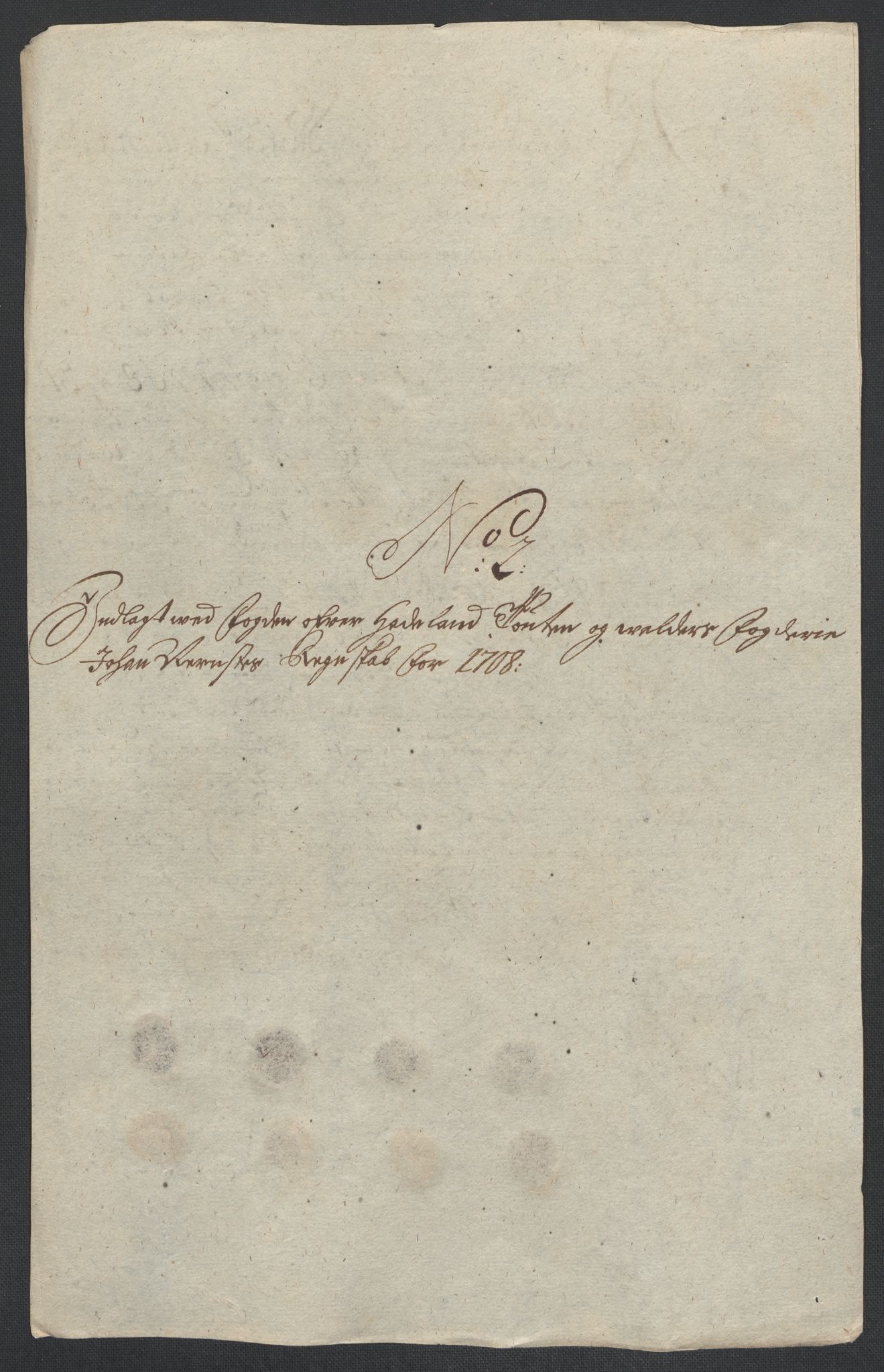 Rentekammeret inntil 1814, Reviderte regnskaper, Fogderegnskap, RA/EA-4092/R18/L1305: Fogderegnskap Hadeland, Toten og Valdres, 1707-1708, p. 428
